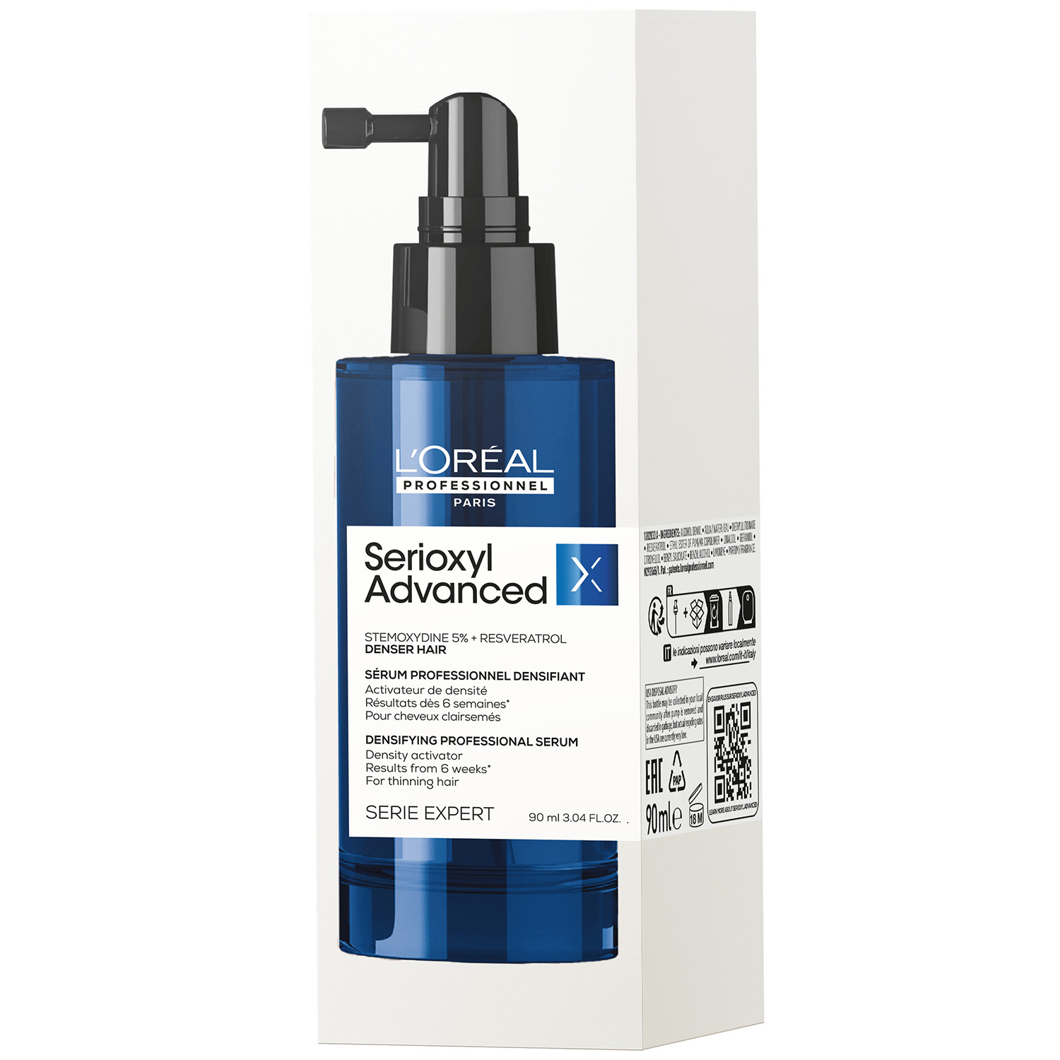 Лореаль Профессионель Сыворотка Serioxyl Advanced Denser для уплотнения тонких волос, 90 мл (L'oreal Professionnel, Serie Expert) фото 1