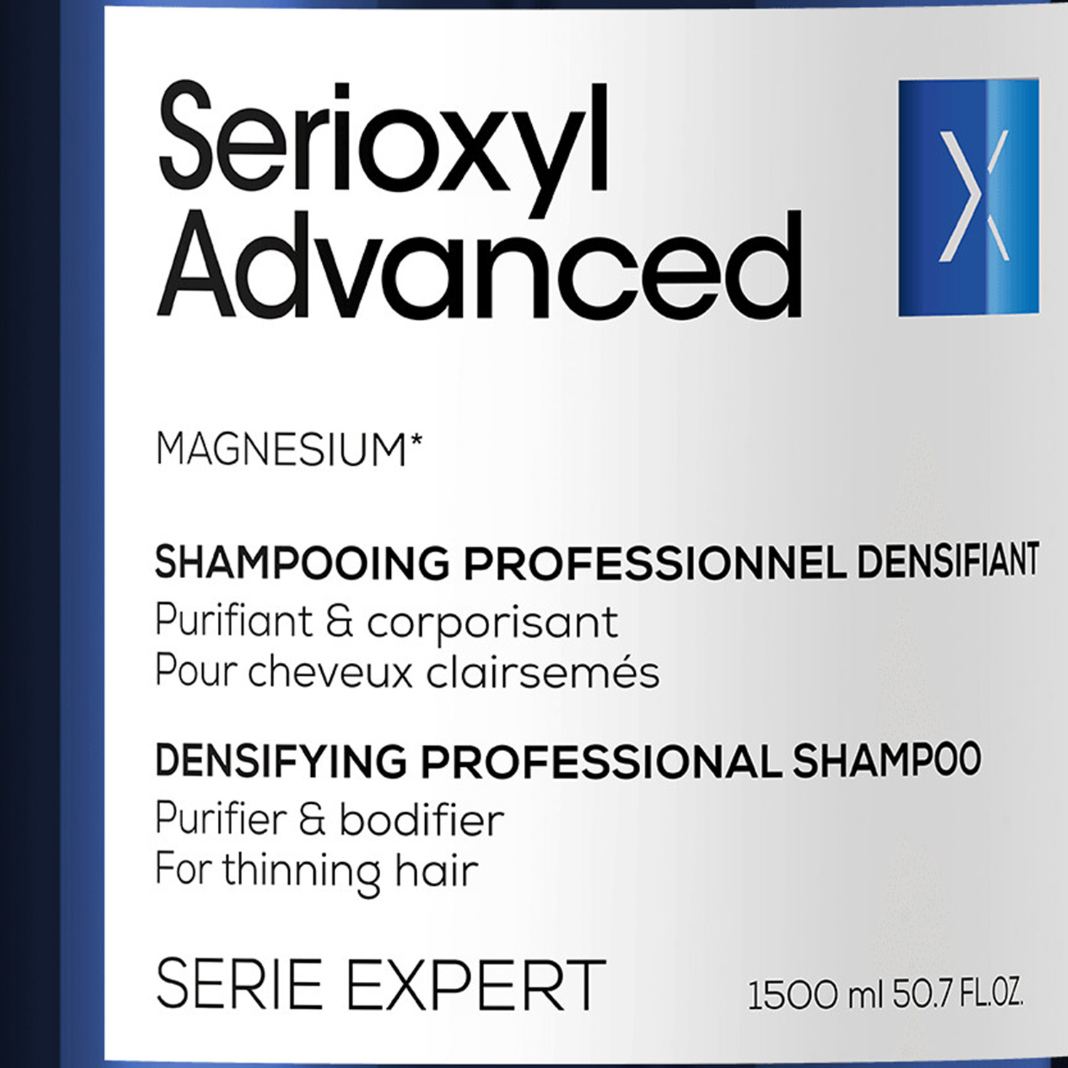 Лореаль Профессионель Шампунь Serioxyl Advanced для уплотнения волос, 1500 мл (L'oreal Professionnel, Serie Expert) Лореаль Профессионель Шампунь Serioxyl Advanced для уплотнения волос, 1500 мл (L'oreal Professionnel, Serie Expert) фото 1