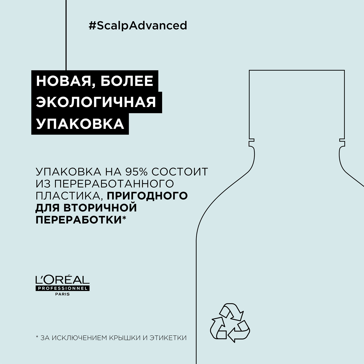 Лореаль Профессионель Шампунь Scalp Advanced для жирных волос, 300 мл (L'oreal Professionnel, Serie Expert) фото 8
