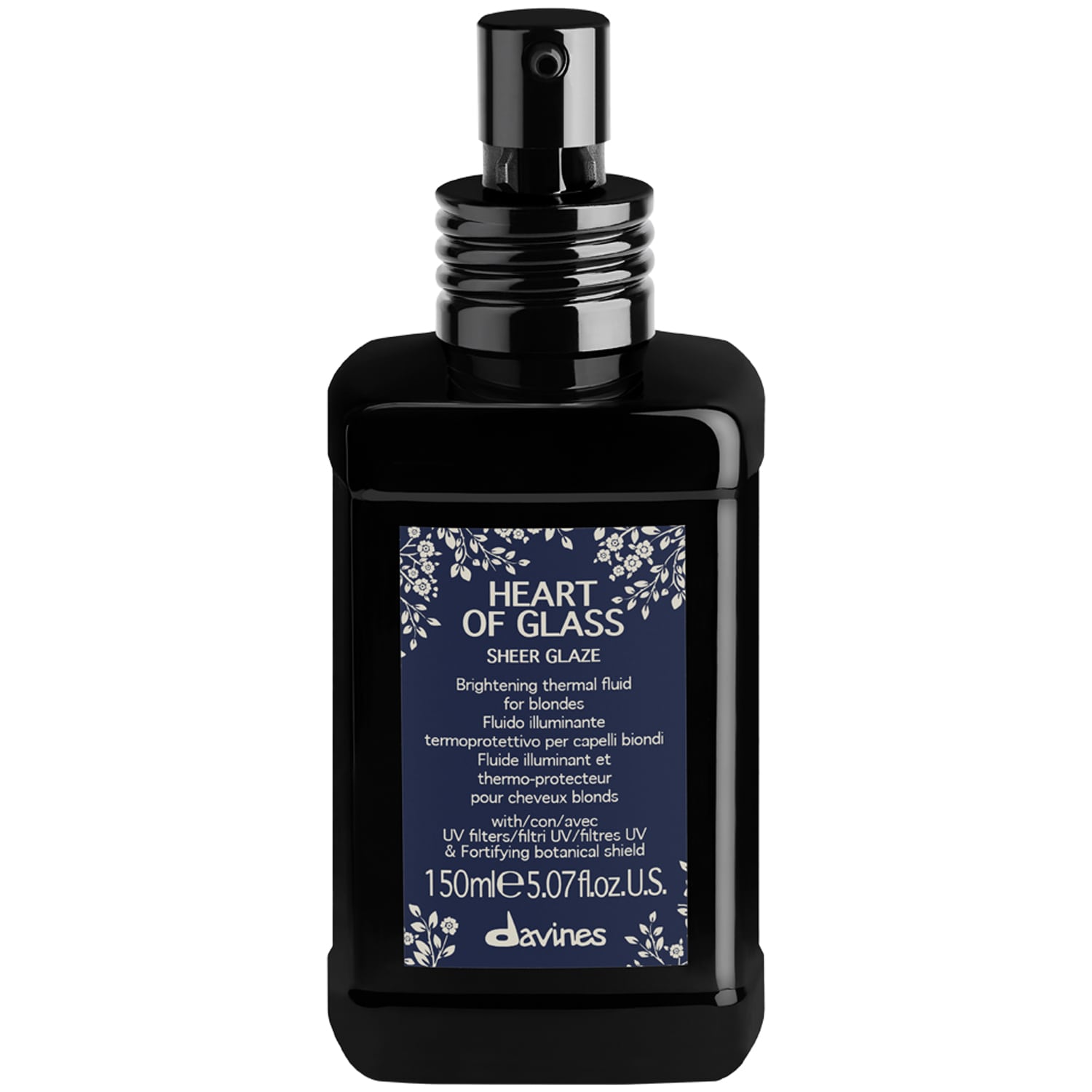 

Davines Флюид для абсолютного сияния блонд Sheer Glaze,150 мл (Davines, Heart of Glass), Heart of Glass
