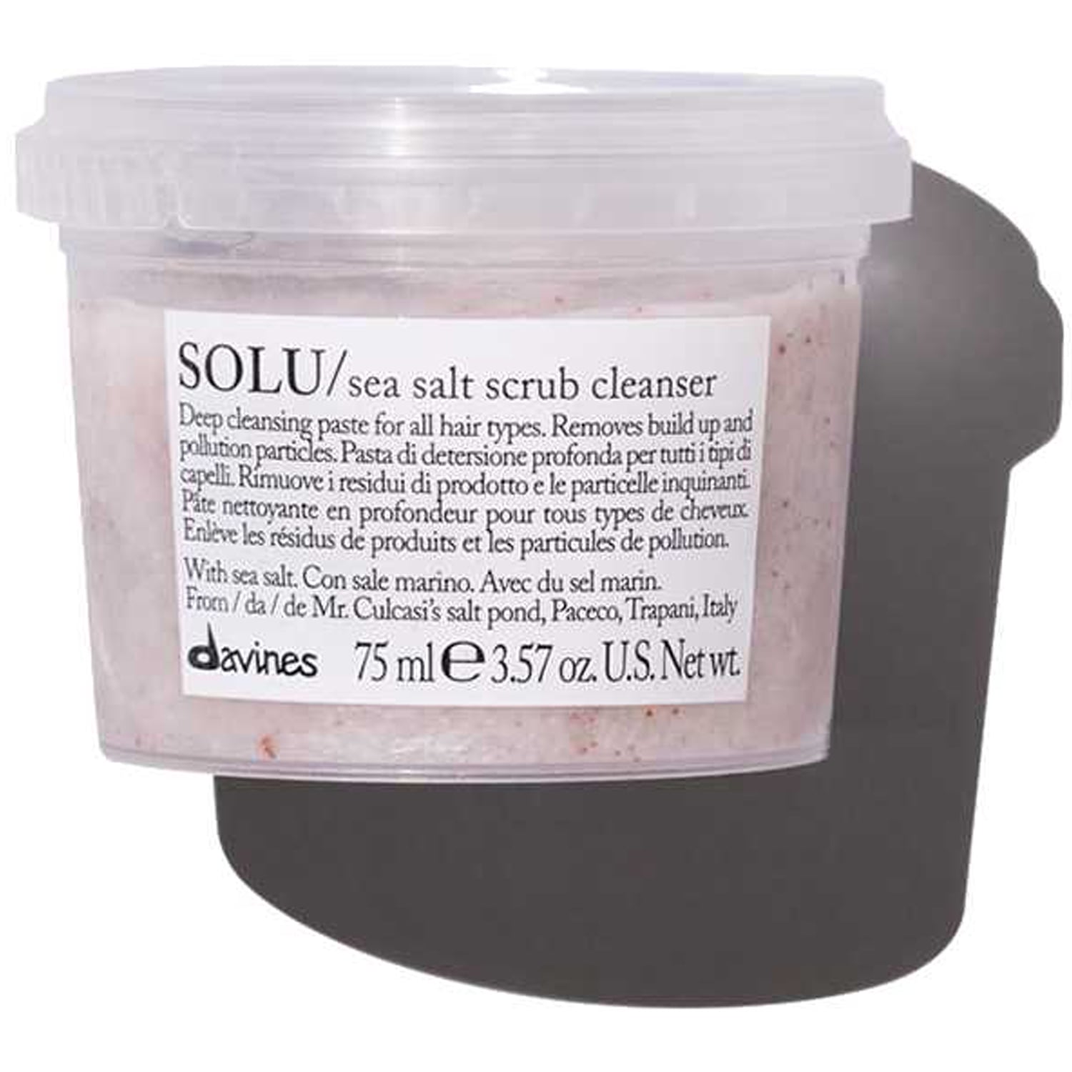 Davines Скраб с морской солью Sea Salt Scrub Cleanser, 75 мл (Davines, Essential Haircare) скраб для кожи головы с морской солью davines solu sea salt scrub cleanser 250 мл