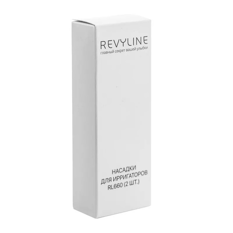  Насадки ортодонтические белые для ирригаторов RL 660 и 610, 2 шт (REVYLINE, Насадки) фото 1