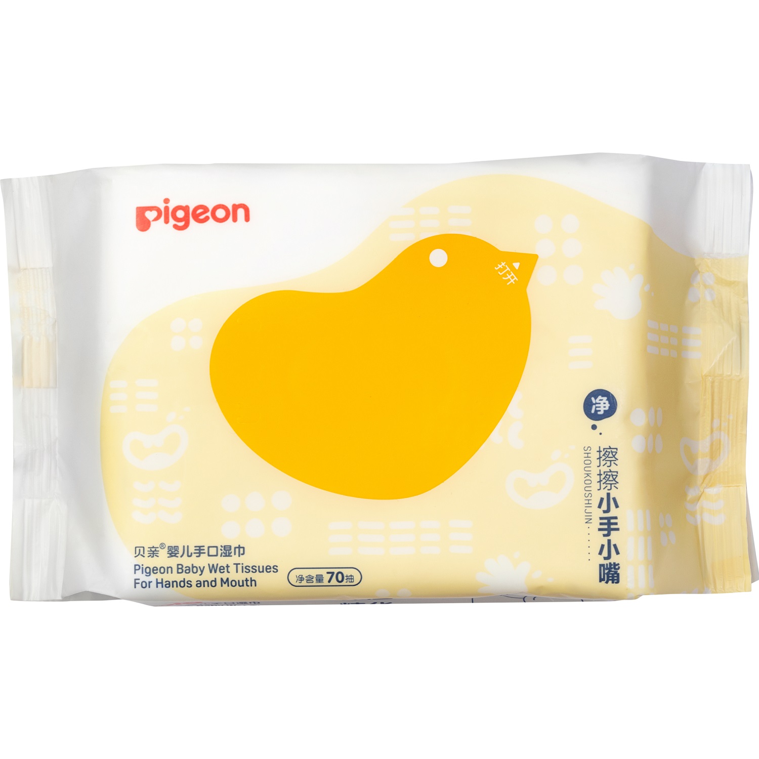 Купить Pigeon Детские влажные салфетки для рук и рта 0+, 70 шт (Pigeon, Уход за малышом), Япония