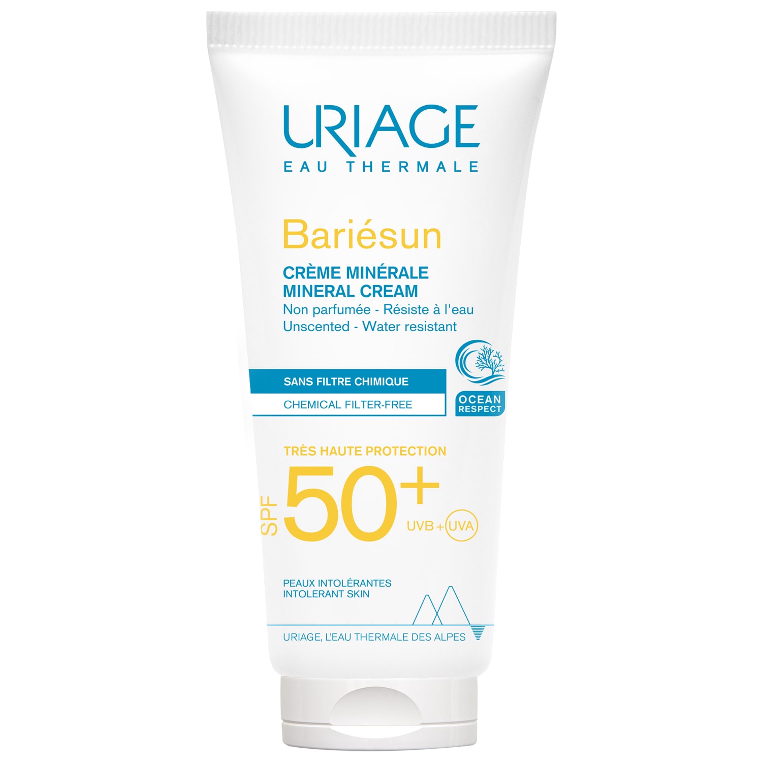 Урьяж Минеральный крем SPF 50+, 100 мл (Uriage, Bariesun) фото 0