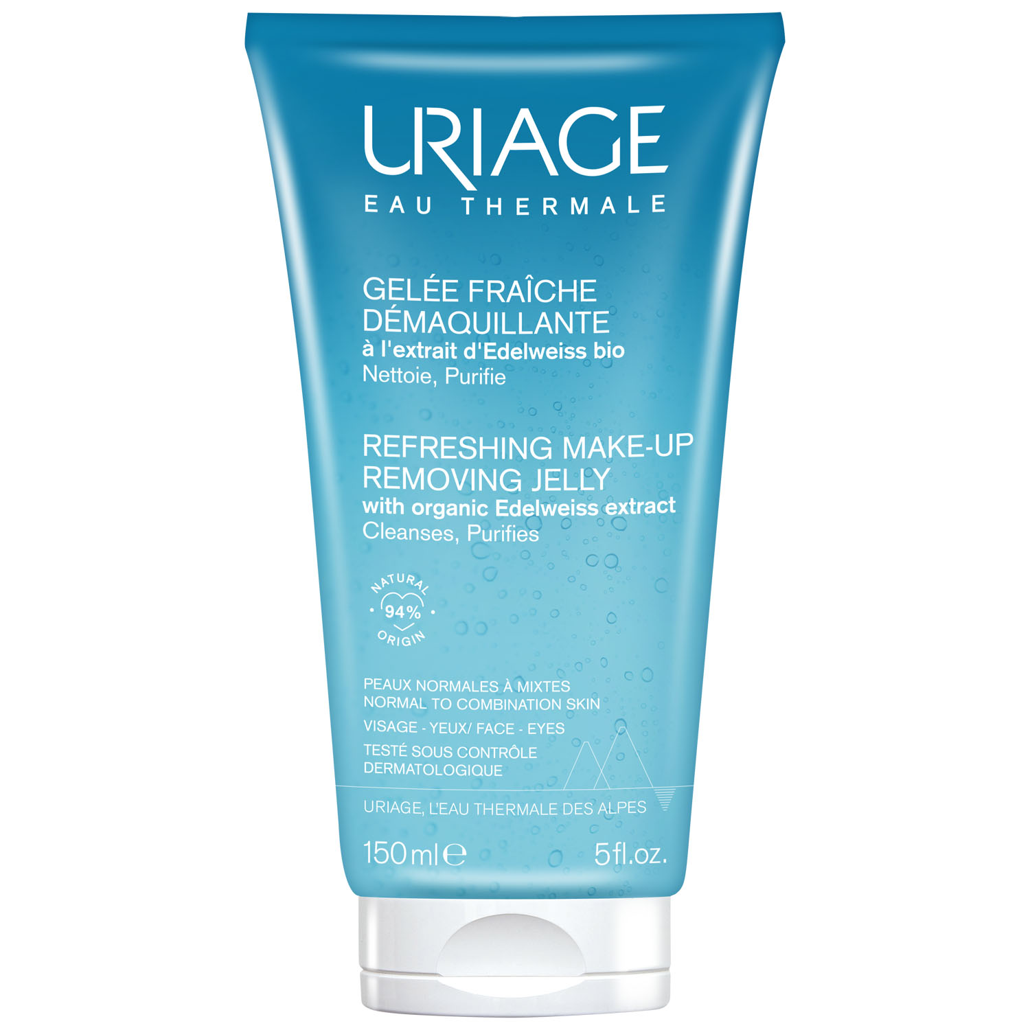 Uriage Очищающий освежающий гель для снятия макияжа, 150 мл (Uriage, Гигиена Uriage) цена и фото