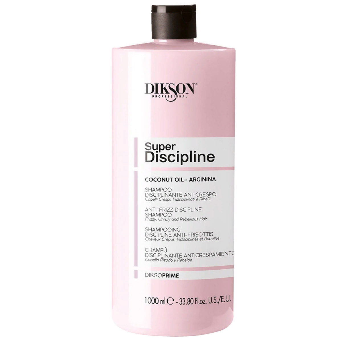 цена Dikson Шампунь с кокосовым маслом для пушистых волос Shampoo Anti-frizz Discipline, 1000 мл (Dikson, DiksoPrime)