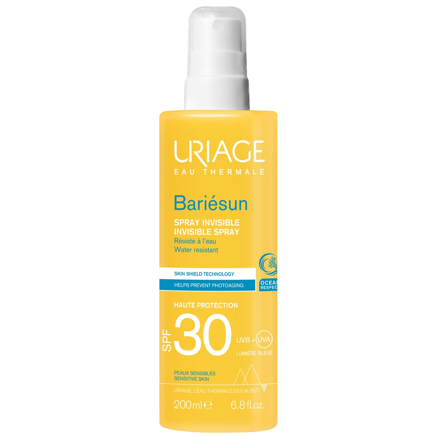 Урьяж Невидимый спрей Invisible Spray SPF 30+, 200 мл (Uriage, Bariesun) фото 0