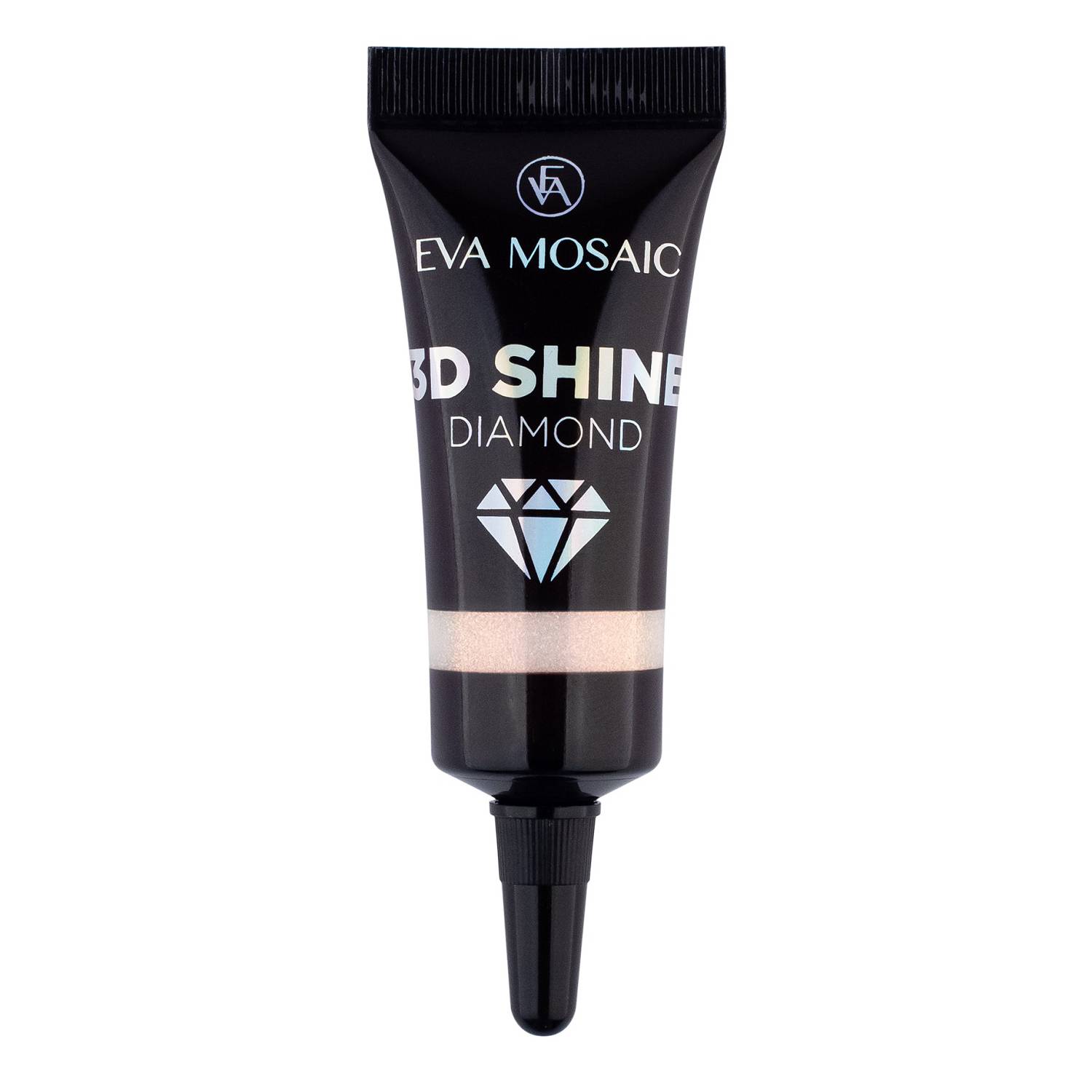 Ева Мозаик Гелевый глиттер для лица 3D Shine Diamond розовое золото, 5 мл (Eva Mosaic, Лицо) фото 0