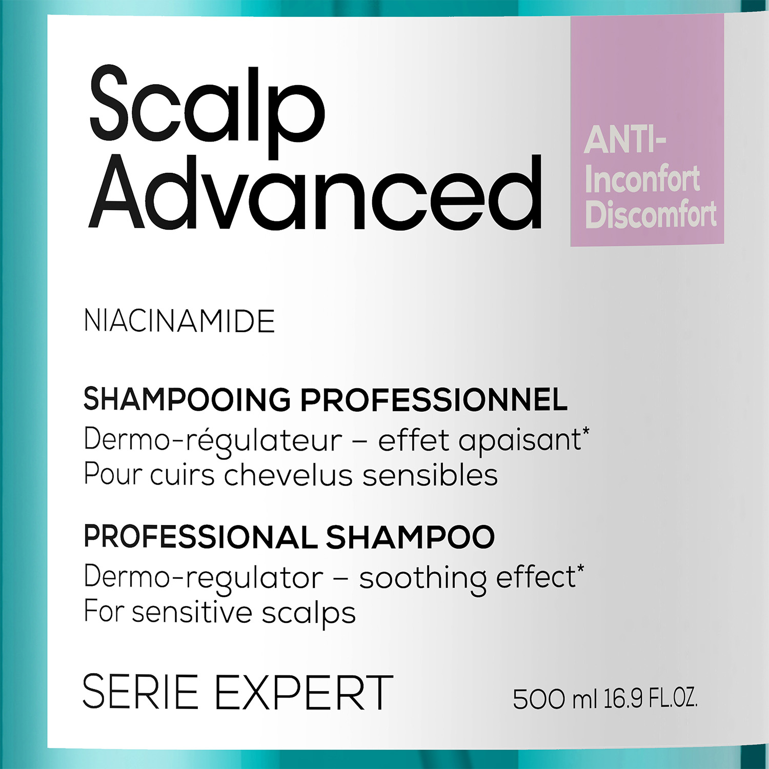 Лореаль Профессионель Шампунь Scalp Advanced регулирующий баланс чувствительной кожи головы, 500 мл (L'oreal Professionnel, Serie Expert) фото 1