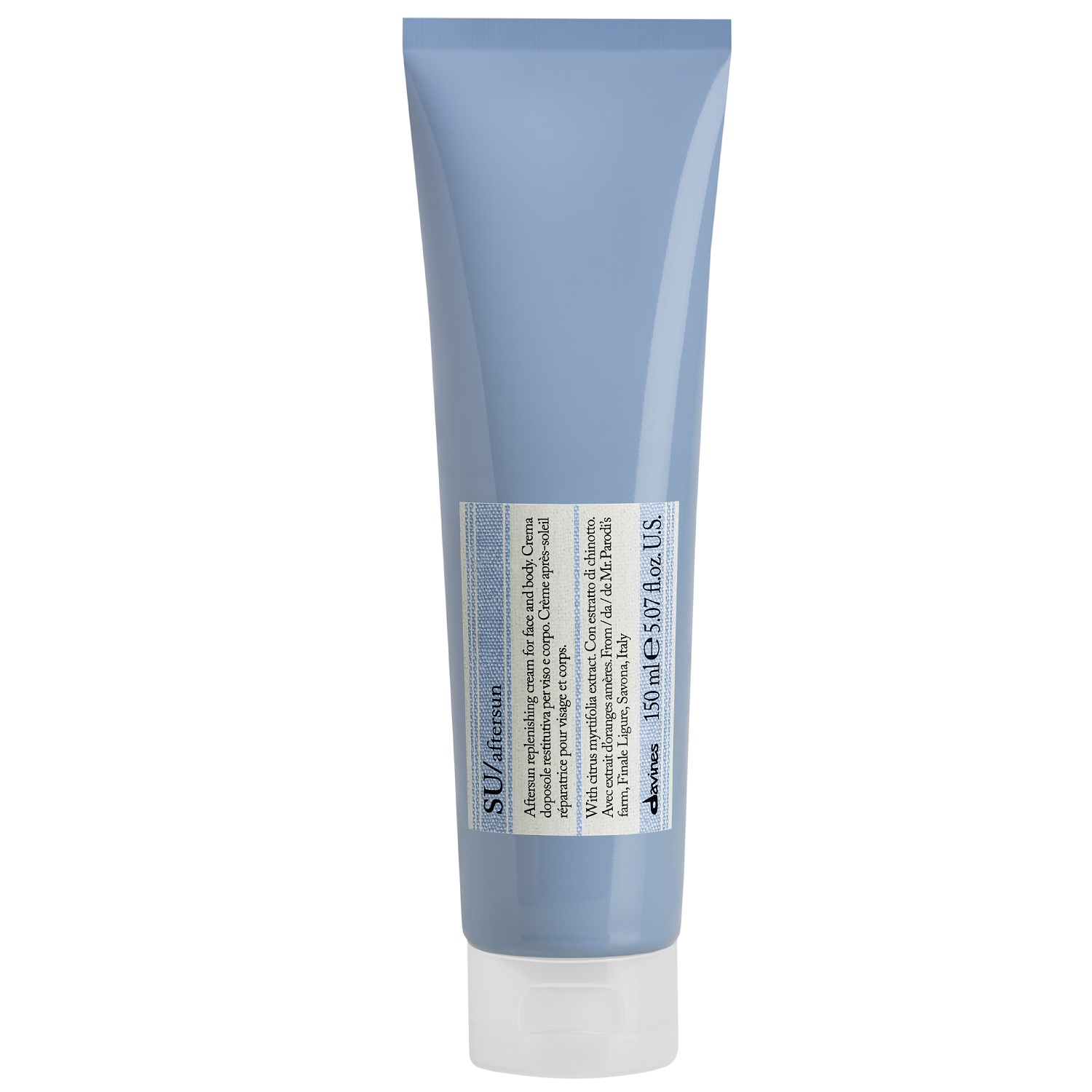 Davines Восстанавливающий крем после солнца для лица и тела Aftersun Replenishing Cream, 150 мл (Davines, Su) davines authentic formulas replenishing восстанавливающее масло для лица волос и тела 200 мл