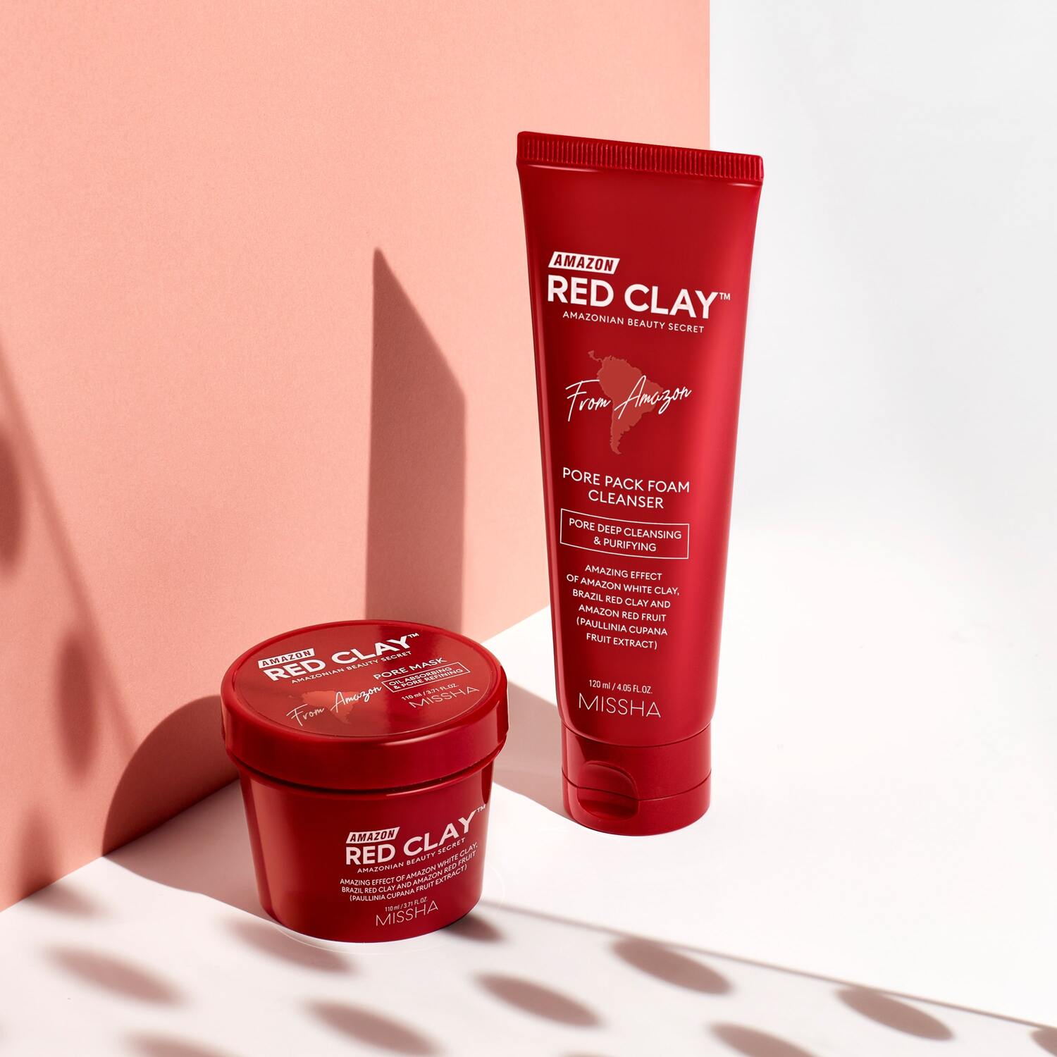Миша Очищающая маска с амазонской красной глиной для лица, 110 мл (Missha, Amazon Red Clay) фото 4