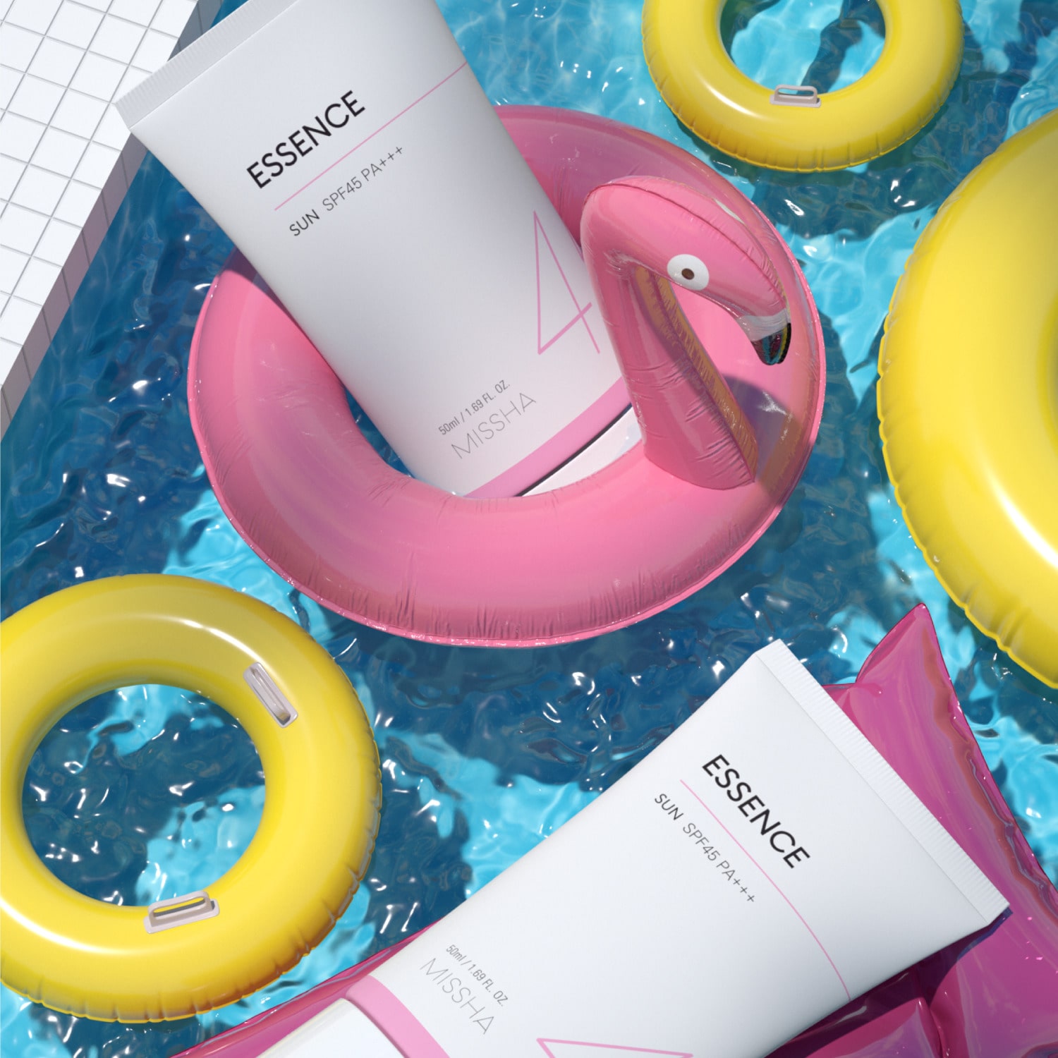 Миша Солнцезащитный крем-гель All Around SPF45 PA, 50 мл (Missha, Body) фото 7