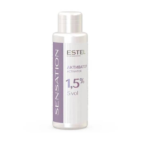 Estel Безаммиачный активатор Sensation 1,5%, 60 мл (Estel, De Luxe) активатор для краски de luxe sensation activator 1 5% активатор 1000мл