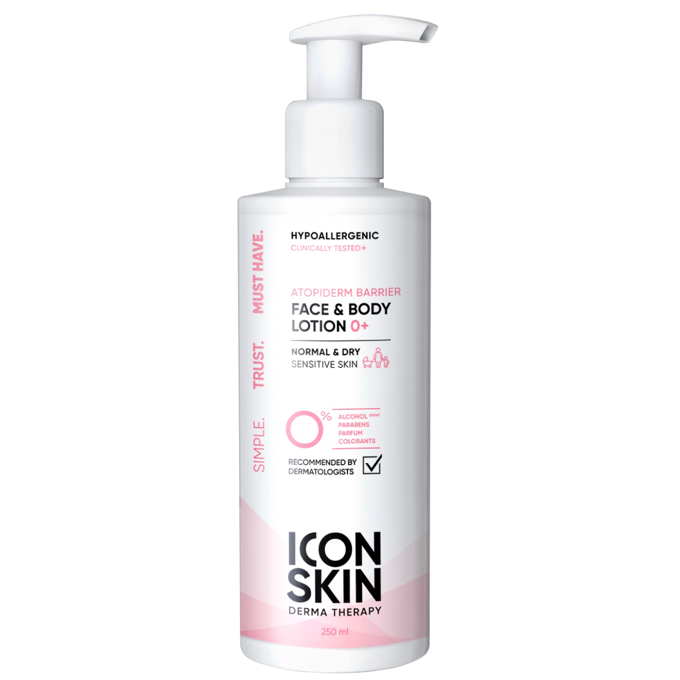 Icon Skin Липидовосстанавливающий лосьон для сухой атопичной кожи AtopiDerm Barrier 0+, 250 мл (Icon Skin, Derma Therapy)