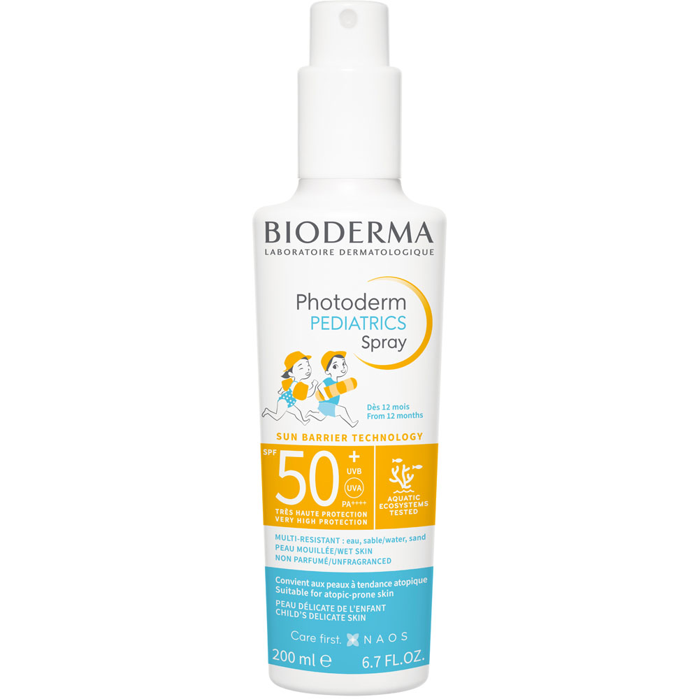 Bioderma Солнцезащитный детский спрей Pediatrics SPF 50+, 200 мл (Bioderma, Photoderm)