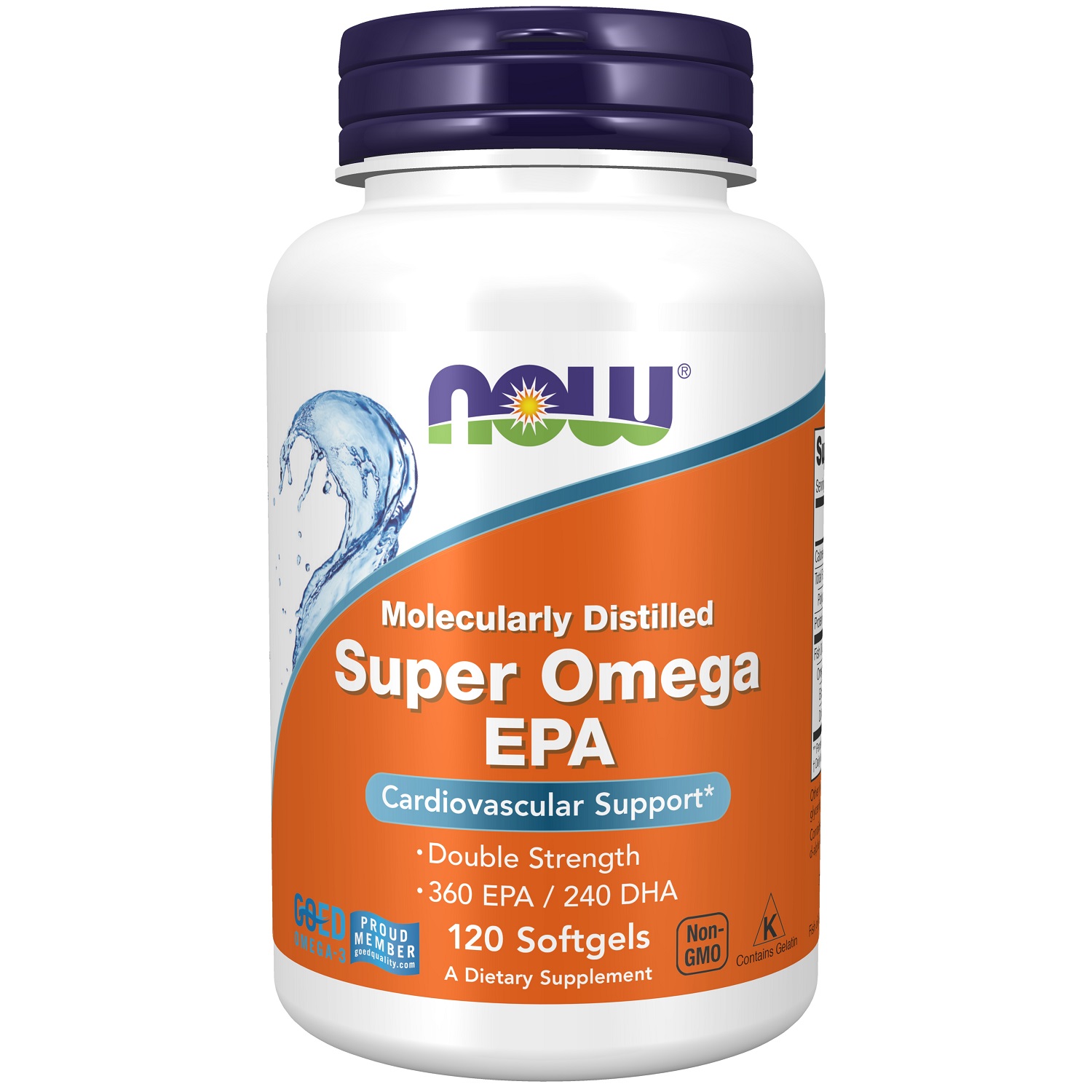 Нау Фудс Комплекс Super Omega EPA, 120 капсул х 1461 мг (Now Foods, Жирные кислоты) фото 0