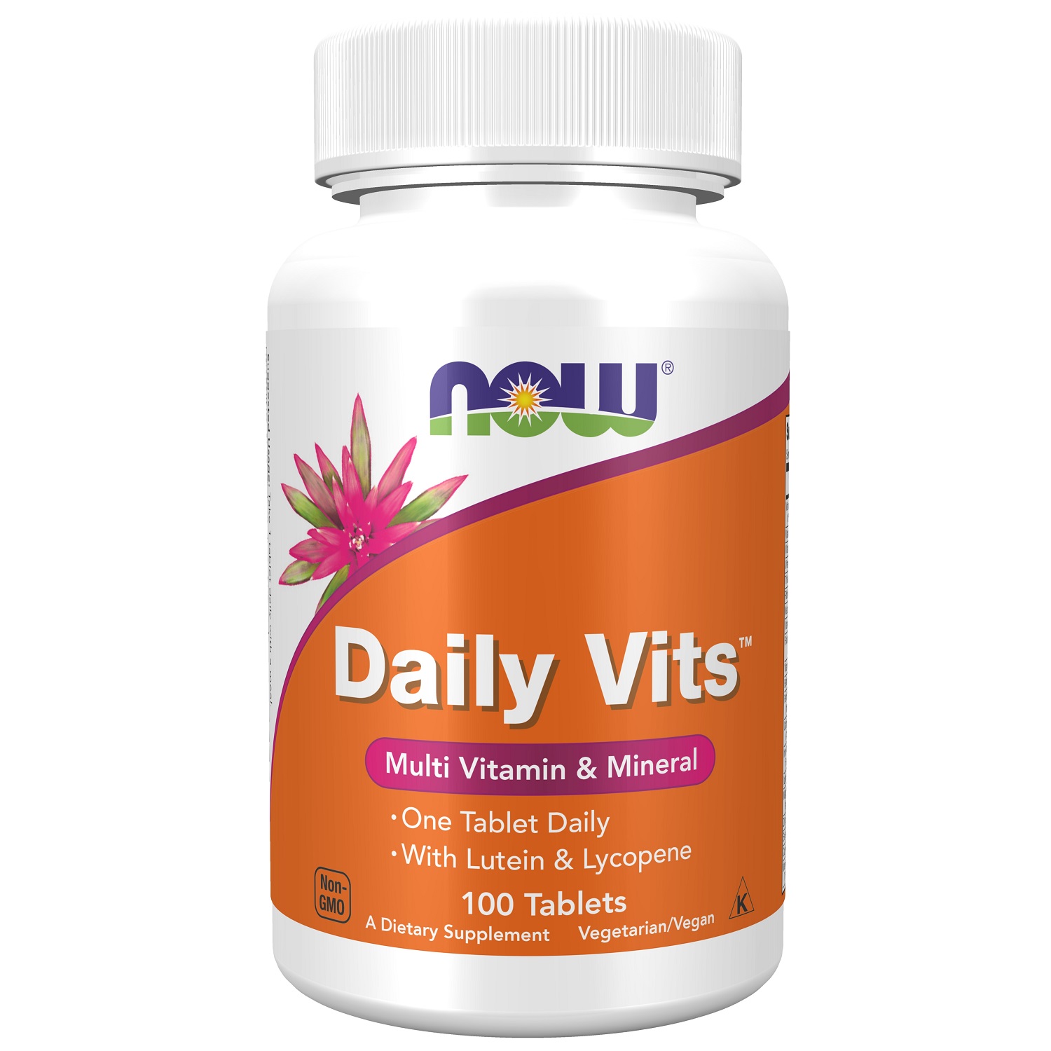 Now Foods Мультивитаминный комплекс Daily Vits, 100 таблеток х 1252 мг (Now Foods, Витамины и минералы) спермлюкс формула комплекс витаминов и минеральных веществ для мужчин капсулы 600мг 120шт