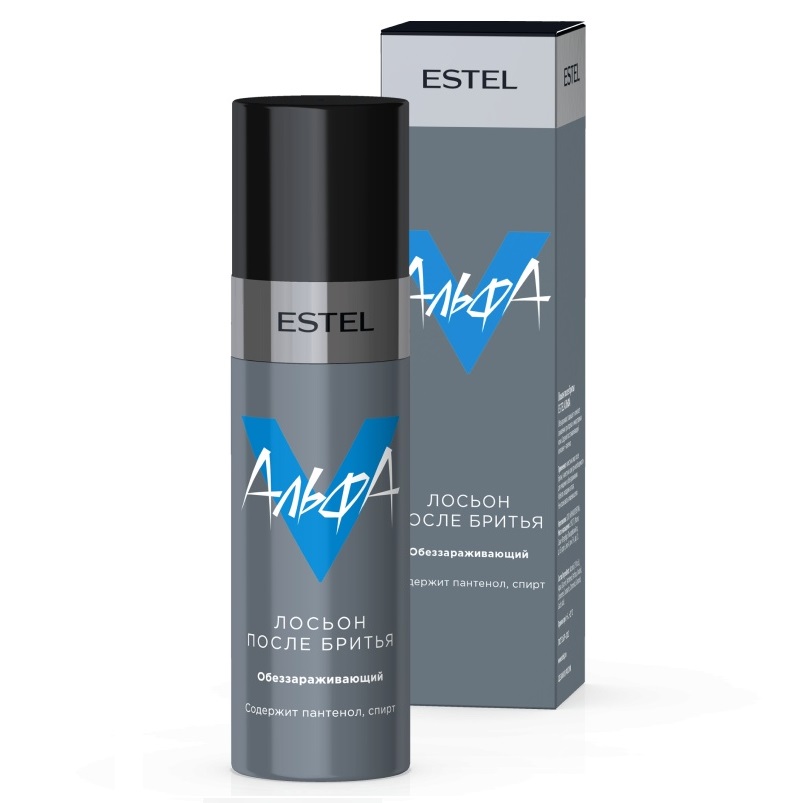 Эстель Обеззараживающий лосьон после бритья для настоящих мужчин, 100 мл (Estel, Альфа V) фото 1