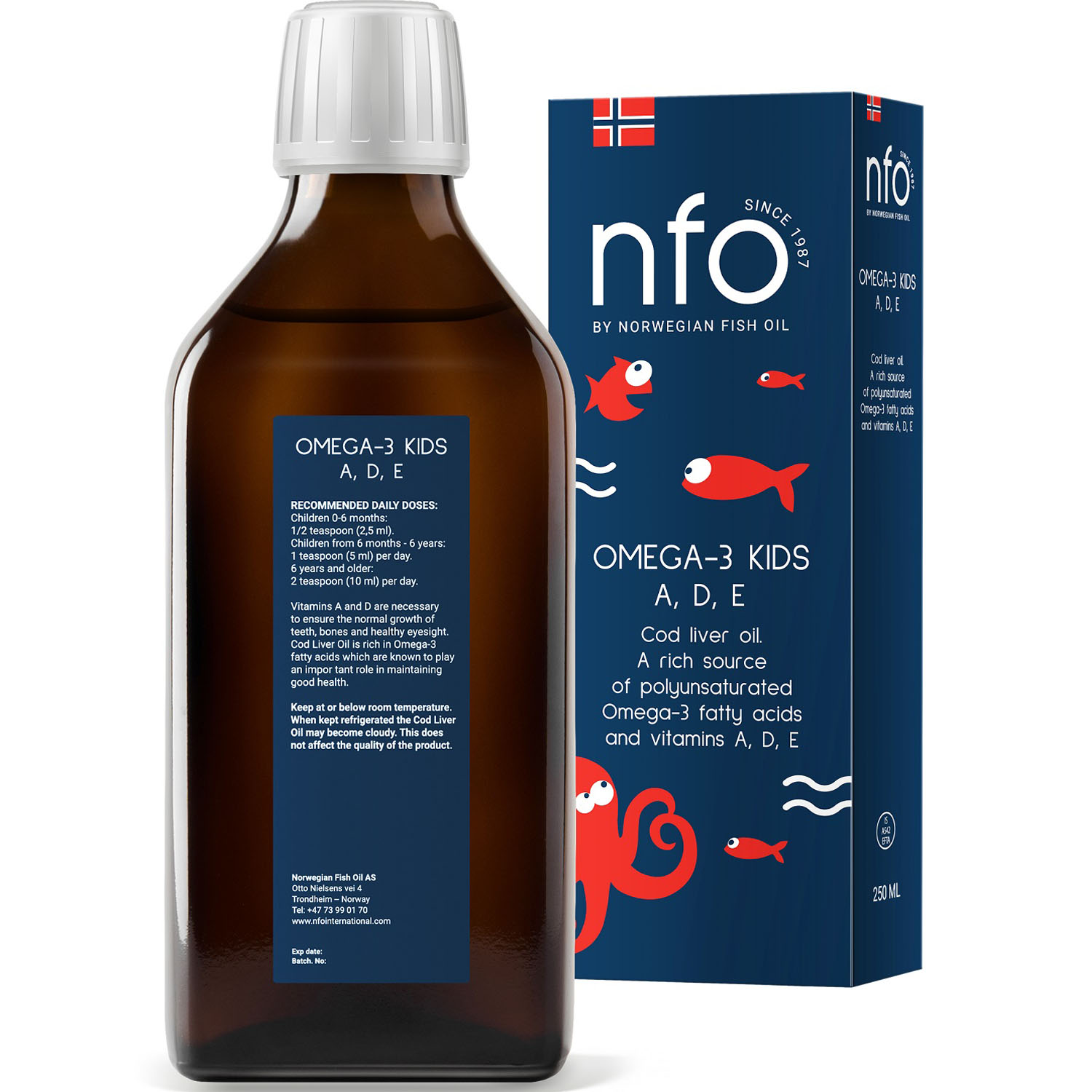 Норвегиан Фиш Ойл Комплекс «Омега-3 жир печени трески  + витамины А, D,Е », 250 мл (Norwegian Fish Oil, Омега 3) Норвегиан Фиш Ойл Комплекс «Омега-3 жир печени трески  + витамины А, D,Е », 250 мл (Norwegian Fish Oil, Омега 3) фото 1