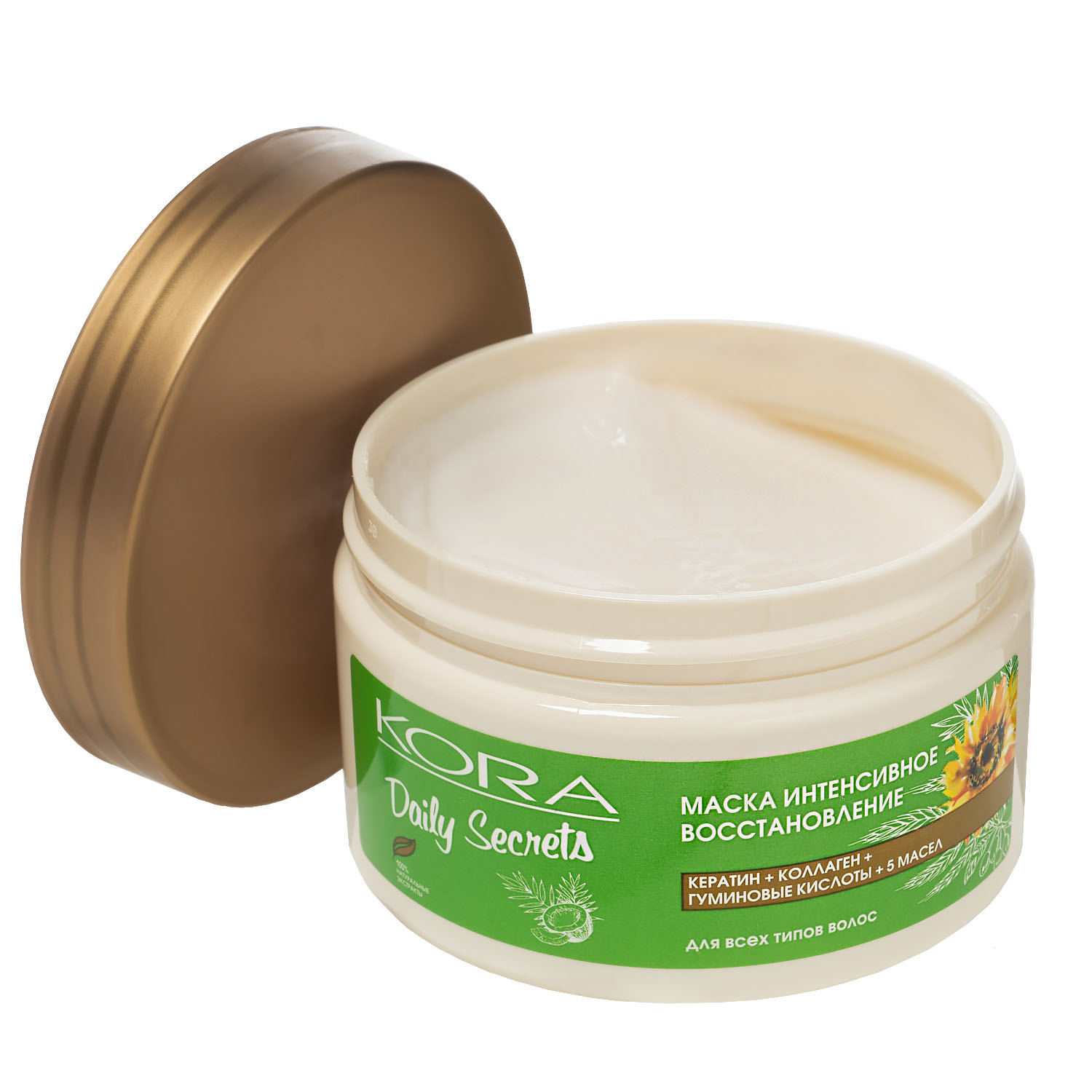  Маска «Интенсивное восстановление» для всех типов волос, 250 мл (Кора, Daily Secrets) фото 2