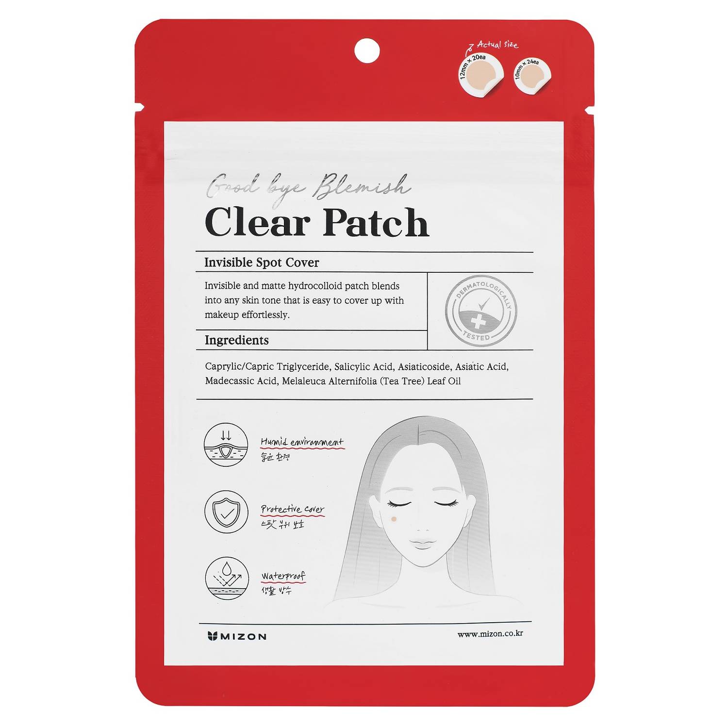 Mizon Патчи для точечного применения Clear Patch, 44 шт (Mizon, Good Bye Blemish) патчи для точечного применения good bye blemish clear patch 44шт