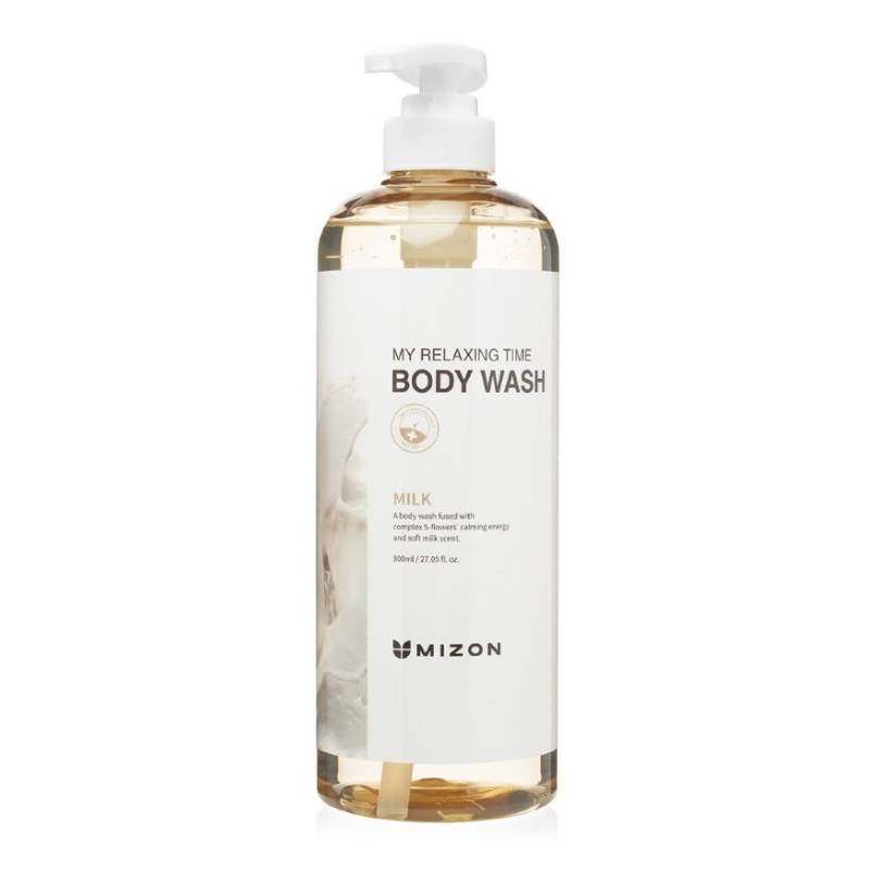 Мизон Гель для душа с экстрактом молочного протеина Body Wash Milk, 800 мл (Mizon, My Relaxing Time) фото 0
