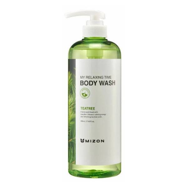 Мизон Гель для душа с экстрактом чайного дерева Body Wash Teatree, 800 мл (Mizon, My Relaxing Time) фото 0