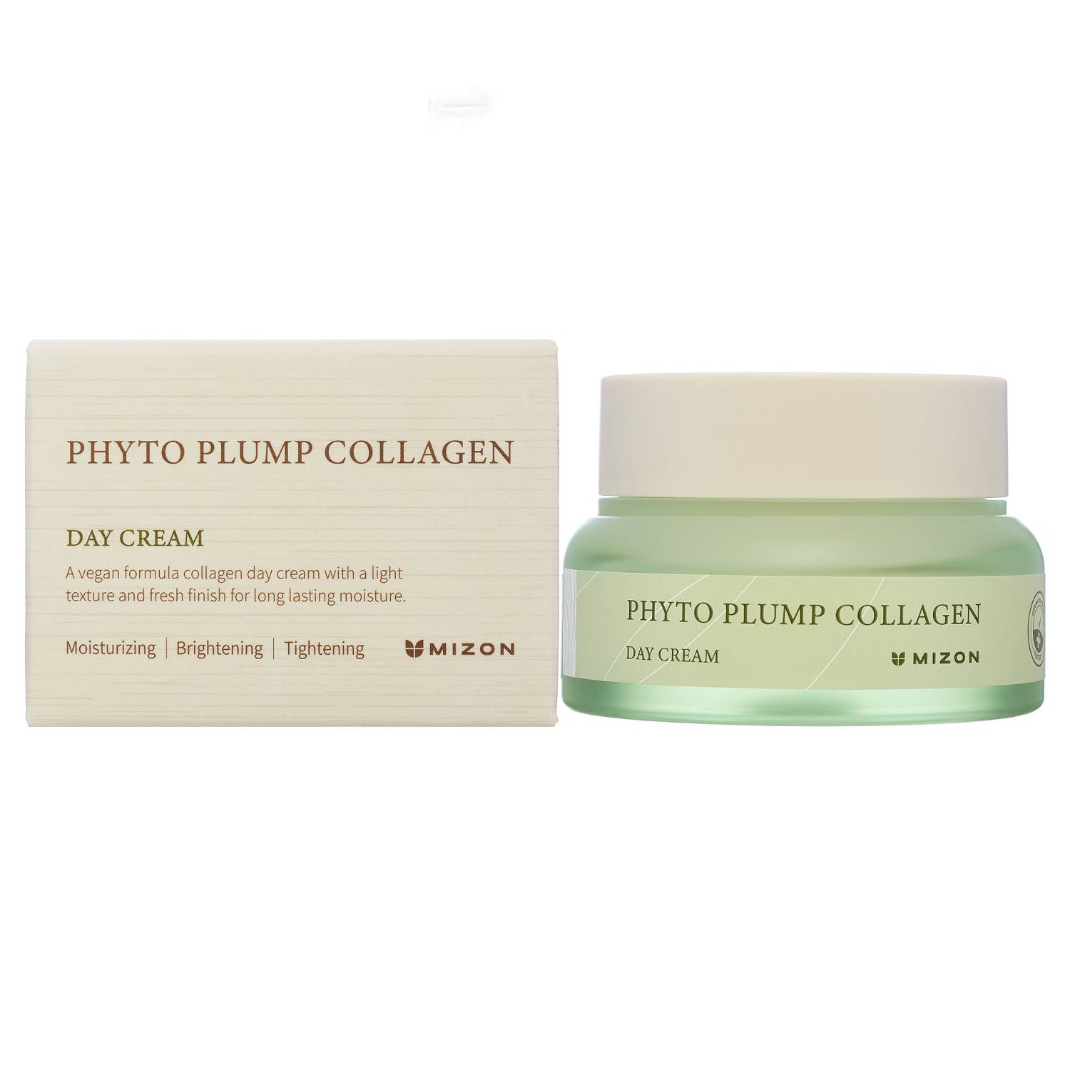 Mizon Дневной крем с фитоколлагеном для лица Day Cream, 50 мл (Mizon, Phyto Plump Collagen) mizon увлажняющий тонер с фитоколлагеном для лица 150 мл mizon phyto plump collagen