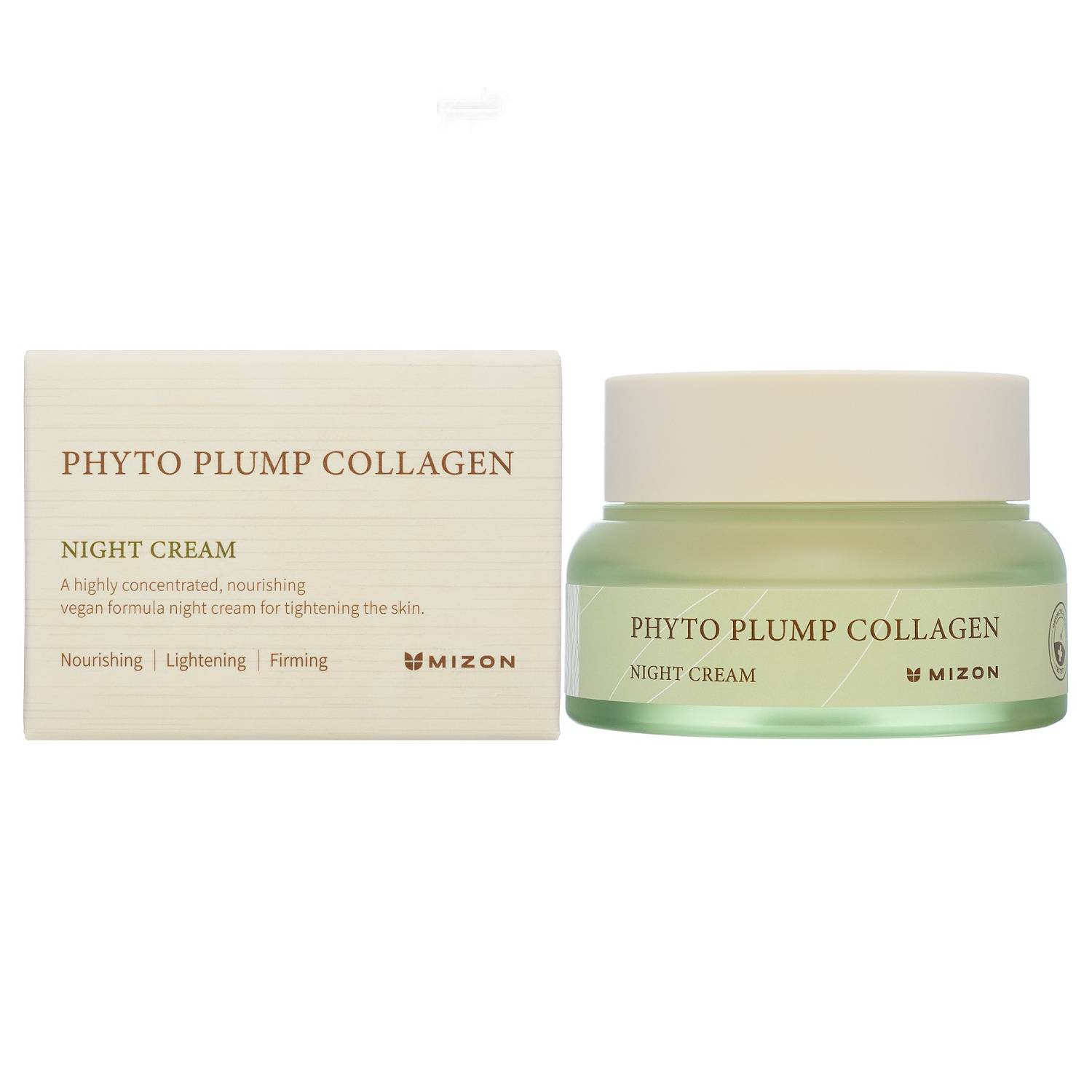 Mizon Ночной крем с фитоколлагеном для лица Night Cream, 50 мл (Mizon, Phyto Plump Collagen) ночные процедуры phyto plump collagen night cream mizon