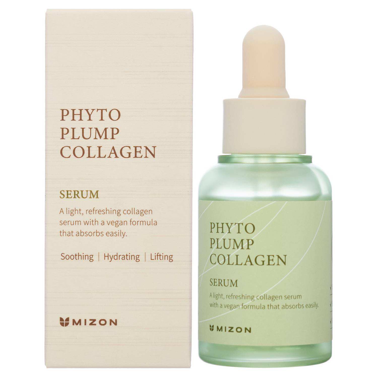 Mizon Сыворотка с фитоколлагеном для лица, 30 мл (Mizon, Phyto Plump Collagen) mizon phyto plump collagen serum 30 мл 1 01 жидк унции