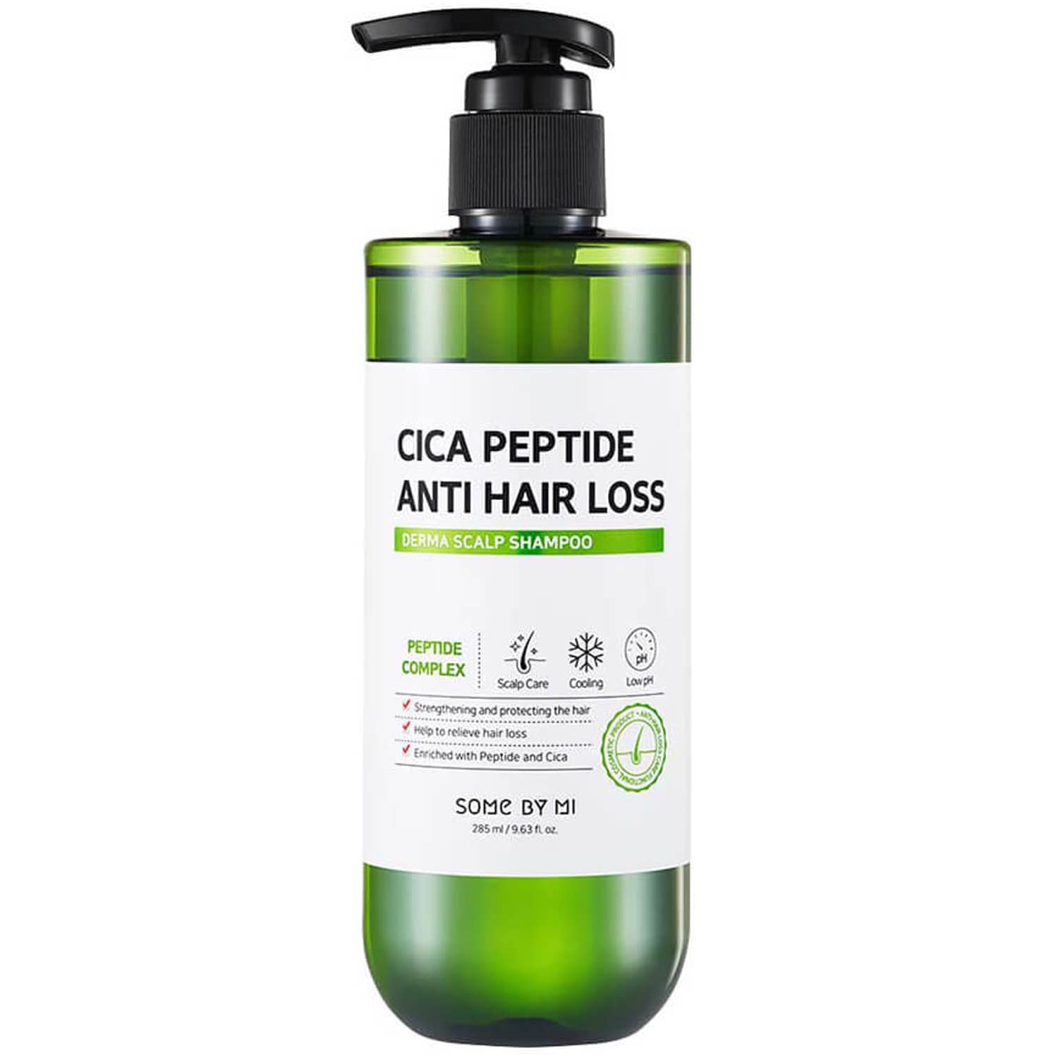 some by mi cica peptide anti hair loss derma scalp treatment 50ml Some By Mi Пептидный шампунь с экстрактом центеллы азиатской против выпадения волос Derma Scalp Shampoo, 285 мл (Some By Mi, Cica Peptide Anti Hair Loss)