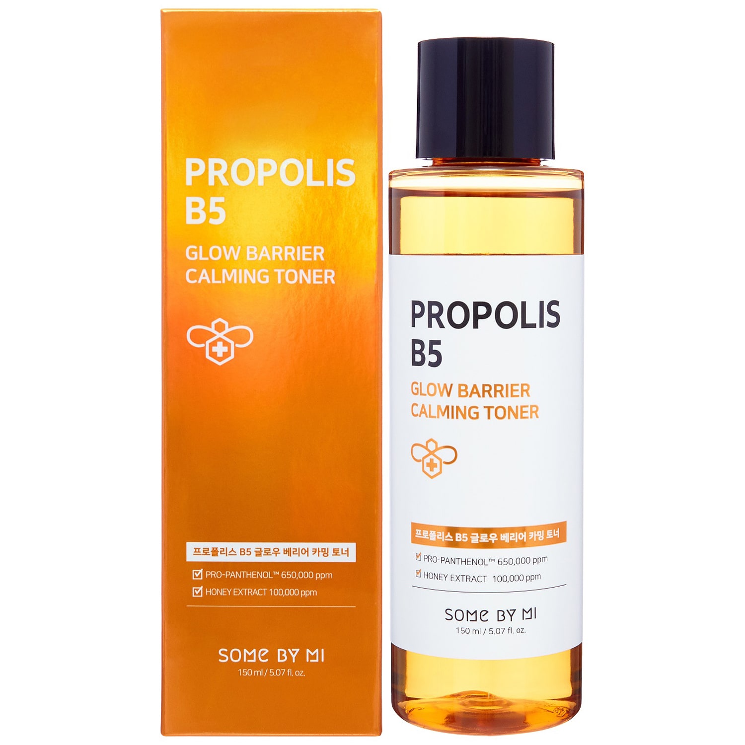 успокаивающее масло пенка для умывания с витамином b5 и прополисом some by mi propolis b5 glow barrier calming oil to foam Some By Mi Успокаивающий тонер с витамином B5 и прополисом Glow Barrier Calming Toner, 150 мл (Some By Mi, Propolis B5)