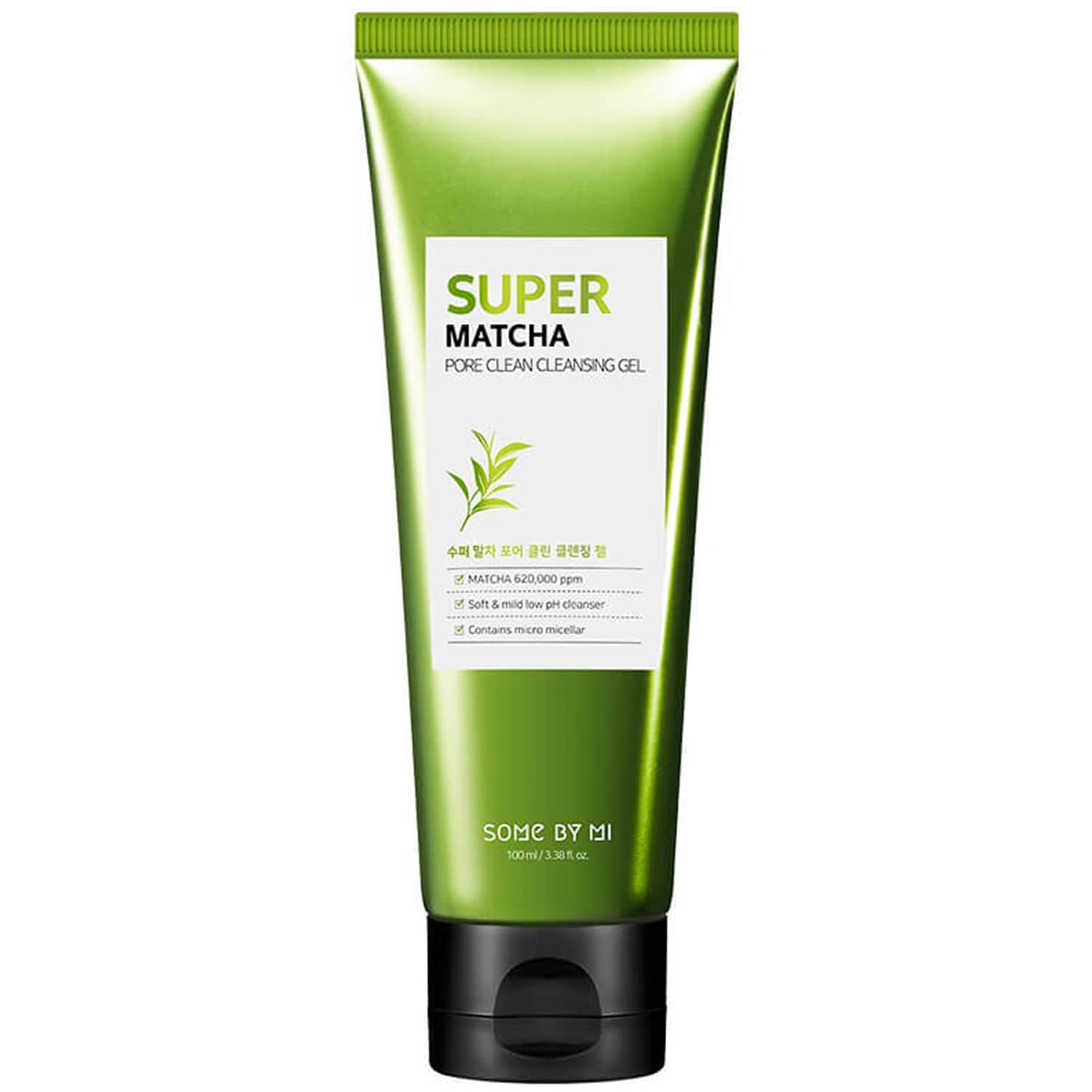 Сам Бай Ми Очищающий гель для умывания с экстрактом чая матча Pore Clean Cleansing Gel, 100 мл (Some By Mi, Super Matcha) фото 0