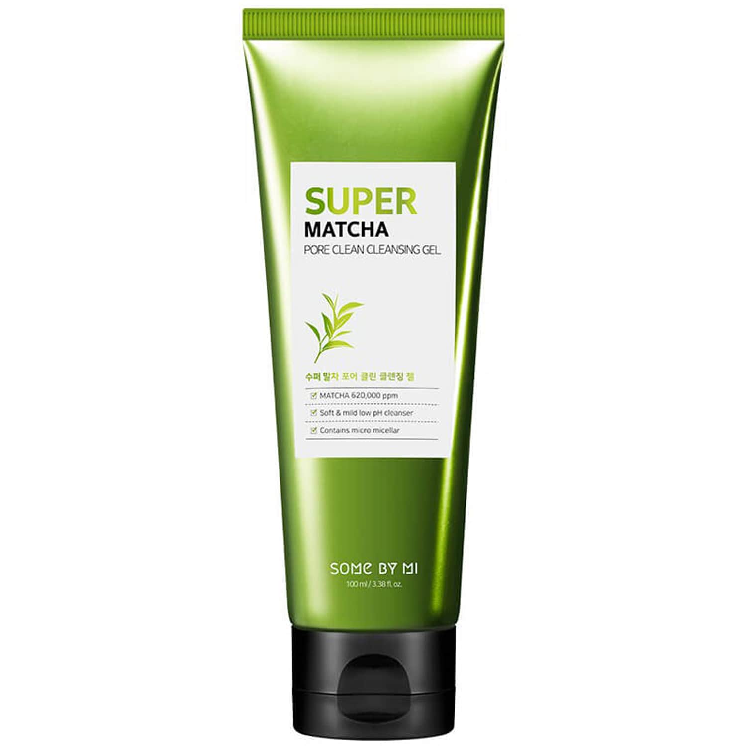 some by mi super matcha pore clean cleansing gel Some By Mi Очищающий гель для умывания с экстрактом чая матча Pore Clean Cleansing Gel, 100 мл (Some By Mi, Super Matcha)