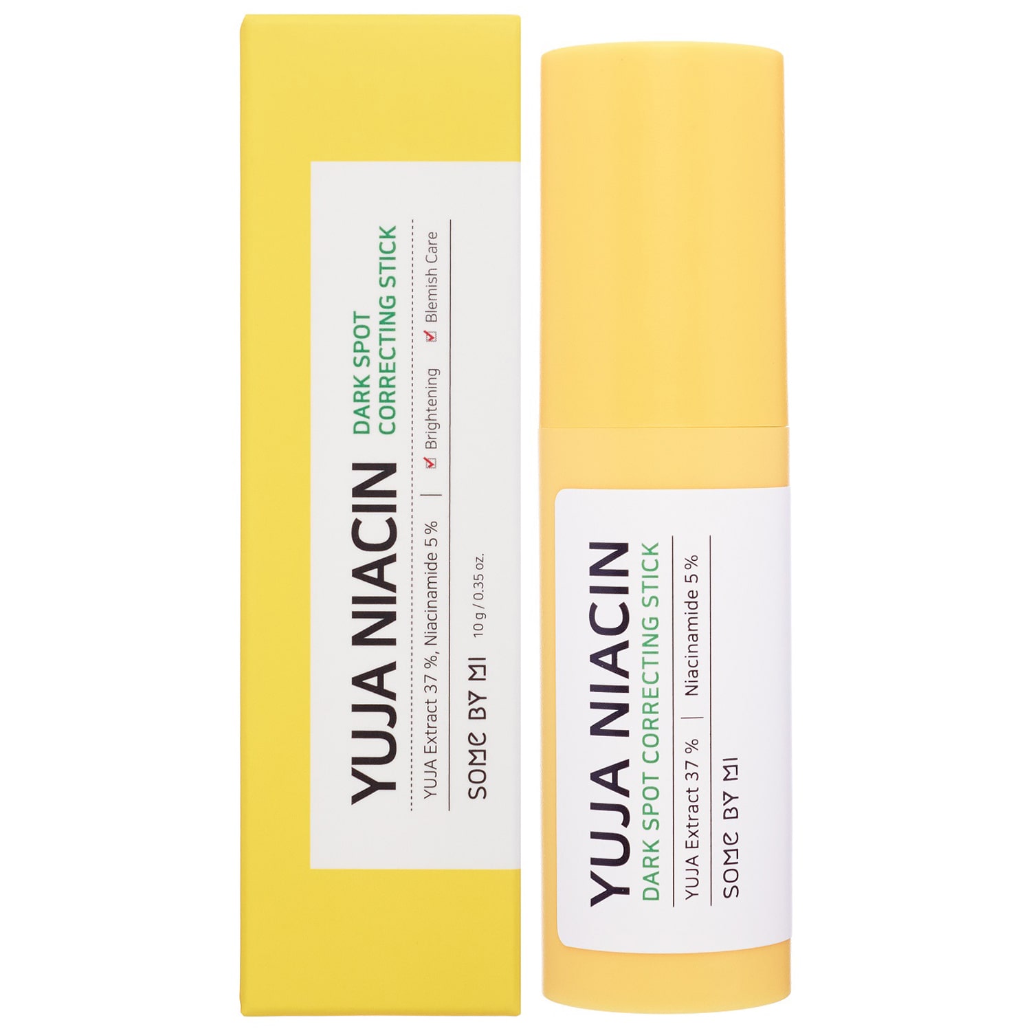 some by mi yuja niacin dark spot correcting stick корректирующий стик для кожи с экстрактом юдзу и ниацином Some By Mi Корректирующий стик для кожи с экстрактом юдзу и ниацином Dark Spot Correcting Stick, 10 г (Some By Mi, Yuja Niacin)