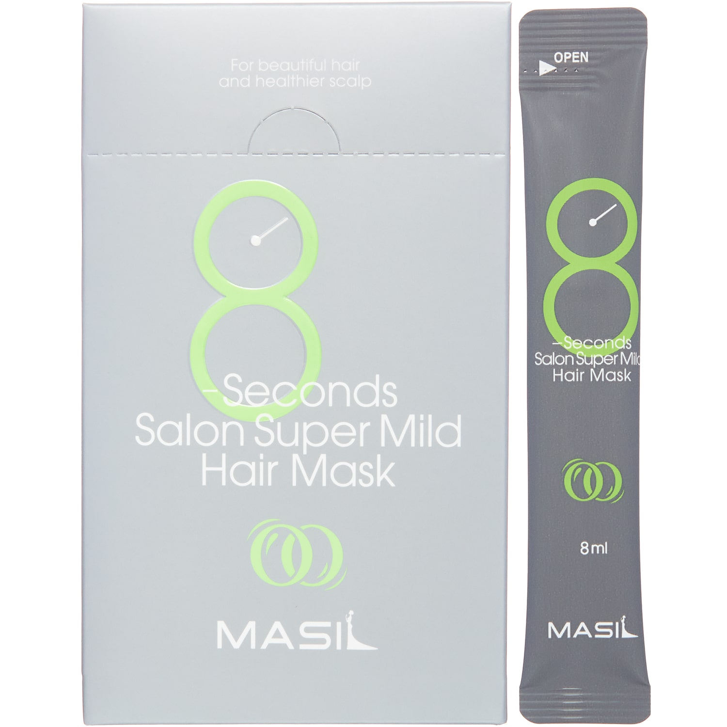 Масил Восстанавливающая маска для ослабленных волос 8 Seconds Salon Super Mild Hair Mask, 20 х 8 мл (Masil, ) фото 0
