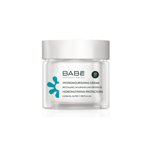 Увлажняющий питательный крем для лица SPF 20, 50 мл (Babe Laboratorios, Cleansing & Moisturizing) фото 0