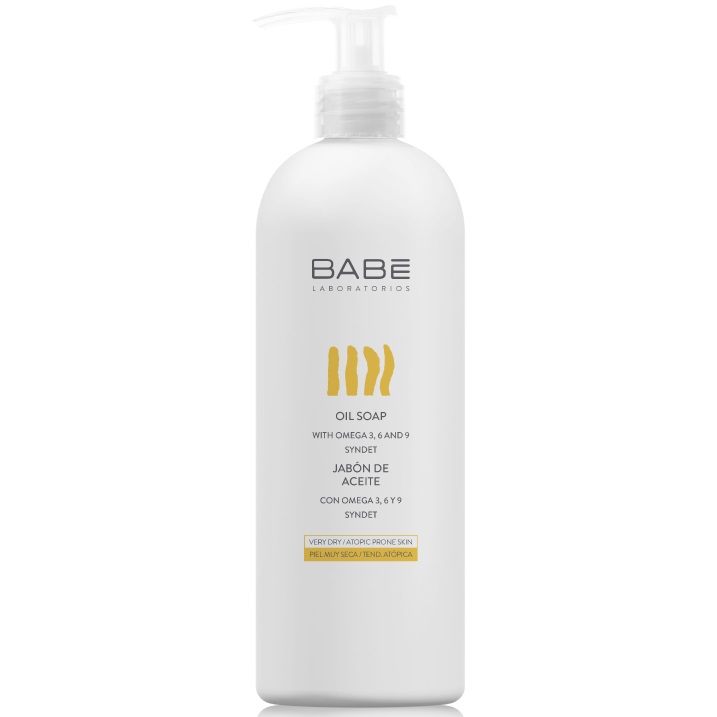 Babe Laboratorios Масляное мыло для душа для сухой и чувствительной кожи, 500 мл (Babe Laboratorios, Body)
