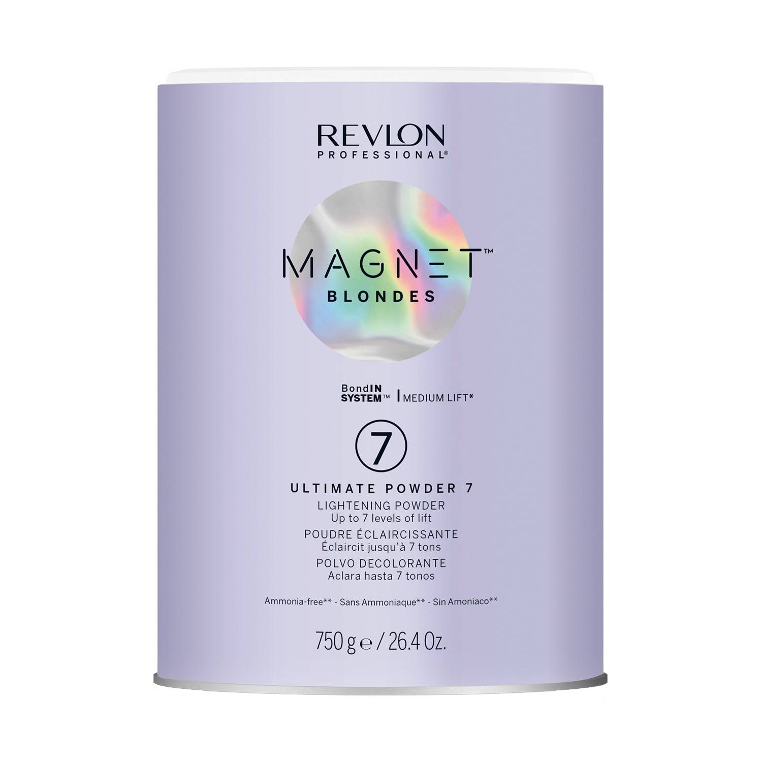 

Revlon Professional Нелетучая безаммиачная осветляющая пудра 7 Ultimate Powder Lightening Powder, 750 г (Revlon Professional, Magnet Blondes), Magnet Blondes