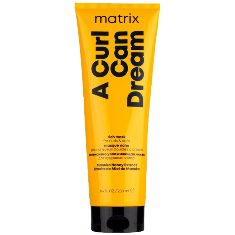 Matrix Маска с медом манука для интенсивного увлажнения кудрявых и вьющихся волос, 250 мл (Matrix, Total results) маска для кудрявых волос a curl can dream