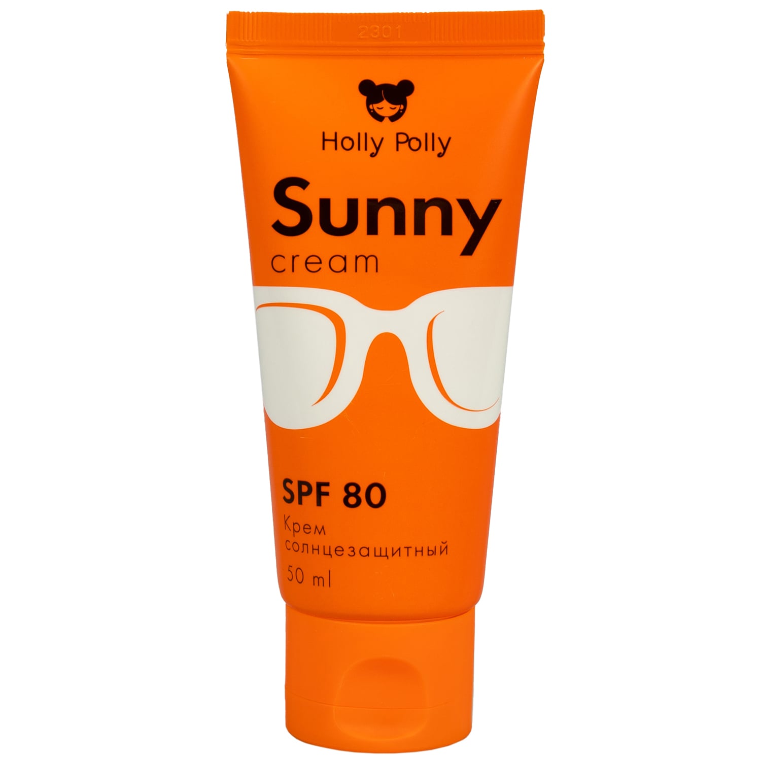Холли Полли Солнцезащитный крем для лица и тела SPF80, 50 мл (Holly Polly, Sunny) фото 0