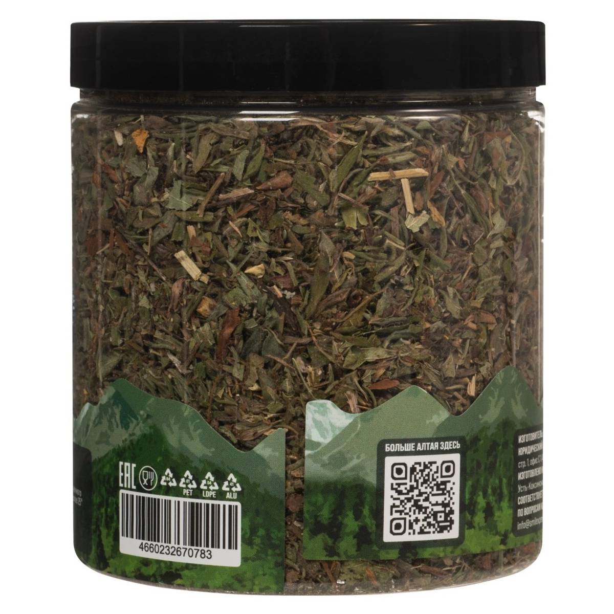  Курильский черный чай с мелиссой и мятой, 60 г (Предгорья Белухи, ) фото 1