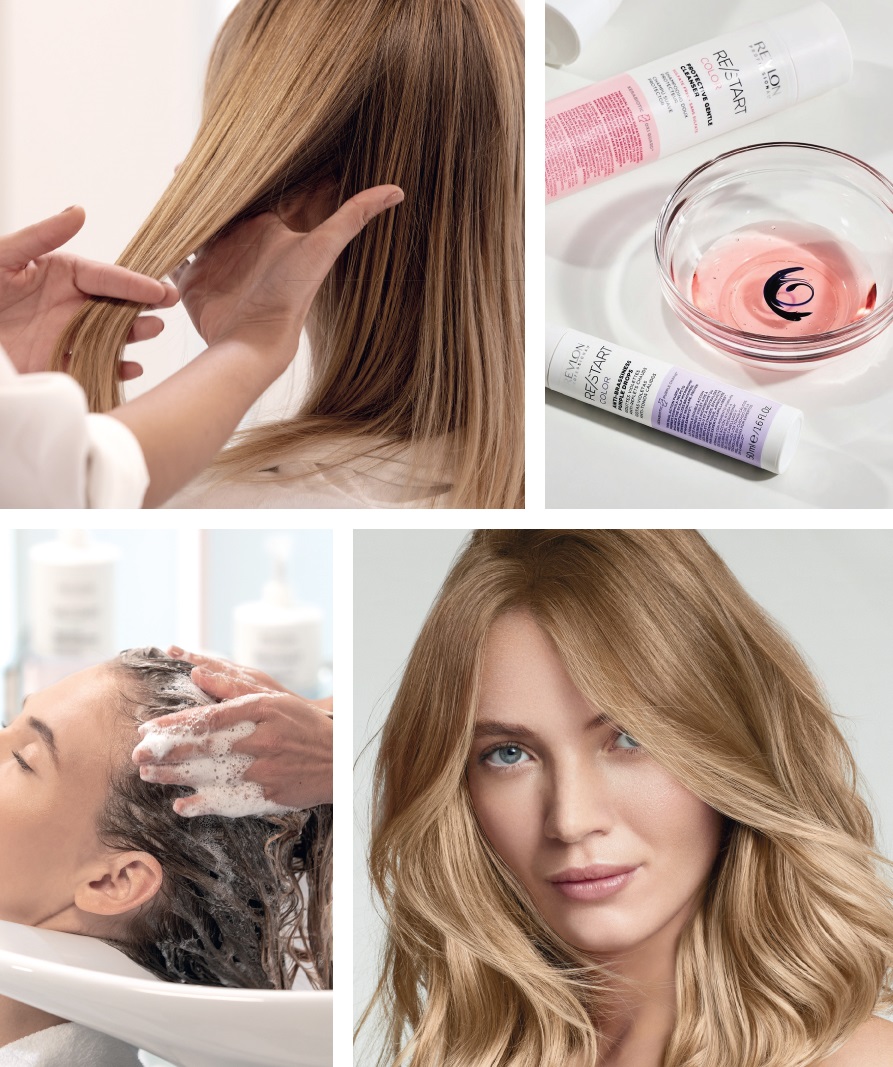 Ревлон Профессионал Укрепляющий фиолетовый шампунь Purple Cleanser, 250 мл (Revlon Professional, Restart) фото 4