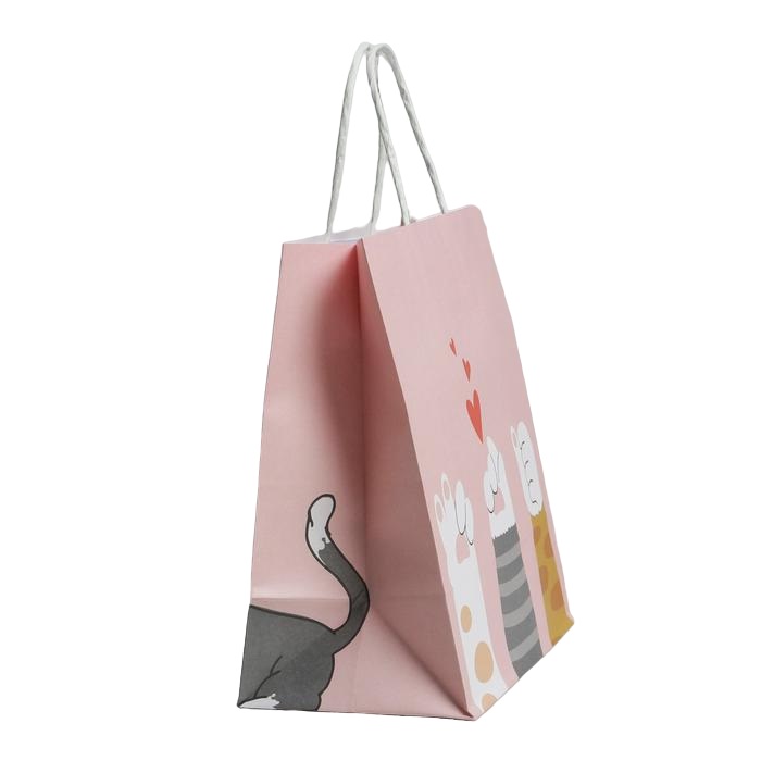  Пакет подарочный «Киса» 22 х 22 х 11 см (Подарочная упаковка, Пакеты) фото 2