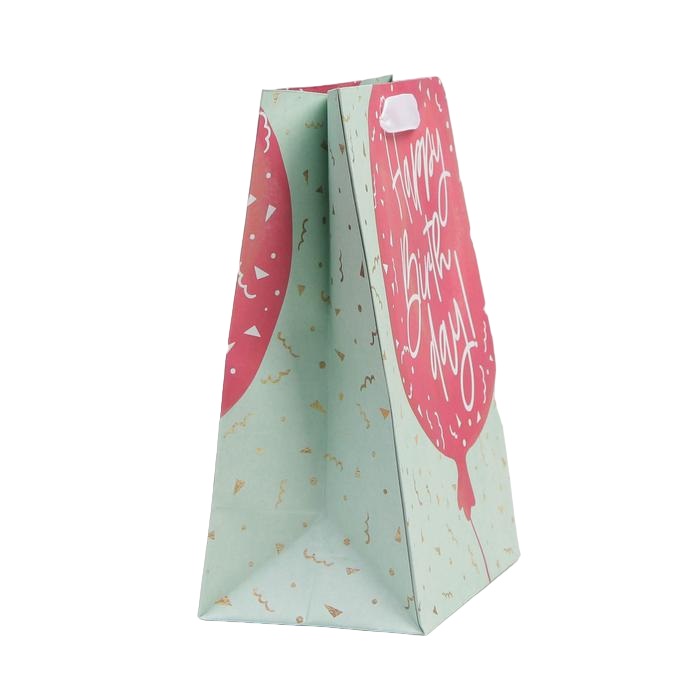  Пакет крафтовый вертикальный «С твоим днём» 18 × 23 × 8 см (Подарочная упаковка, Пакеты) фото 1