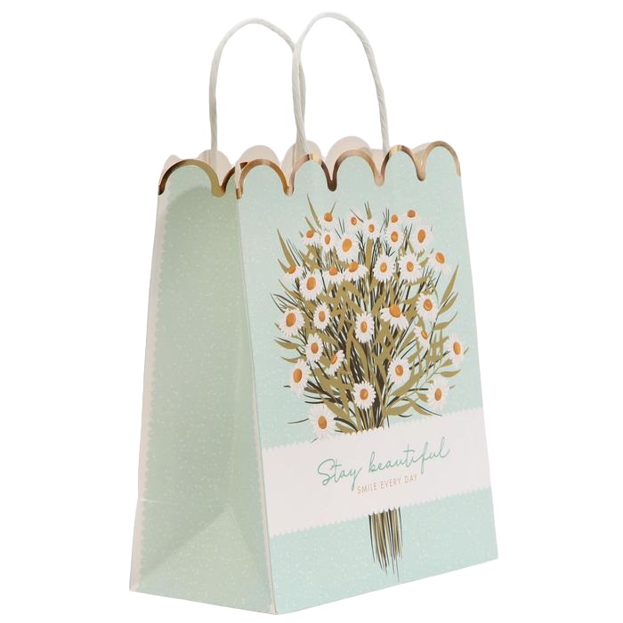  Пакет подарочный крафтовый Stay Beautiful 18 × 23 × 10 см (Подарочная упаковка, Пакеты) фото 1