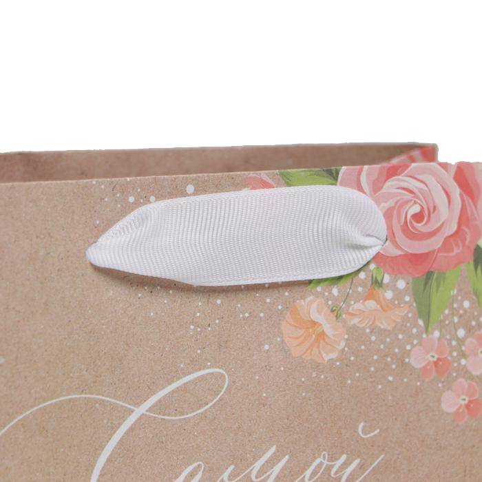  Пакет крафтовый квадратный 