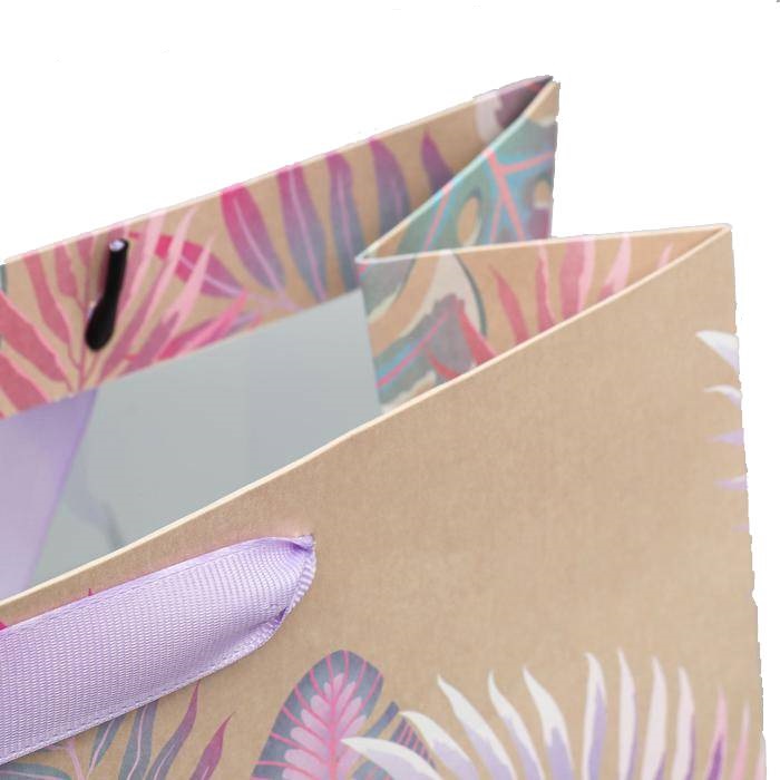  Пакет крафтовый с пластиковым окном «Нежность» 31 х 26 х 11 см (Подарочная упаковка, Пакеты) фото 2