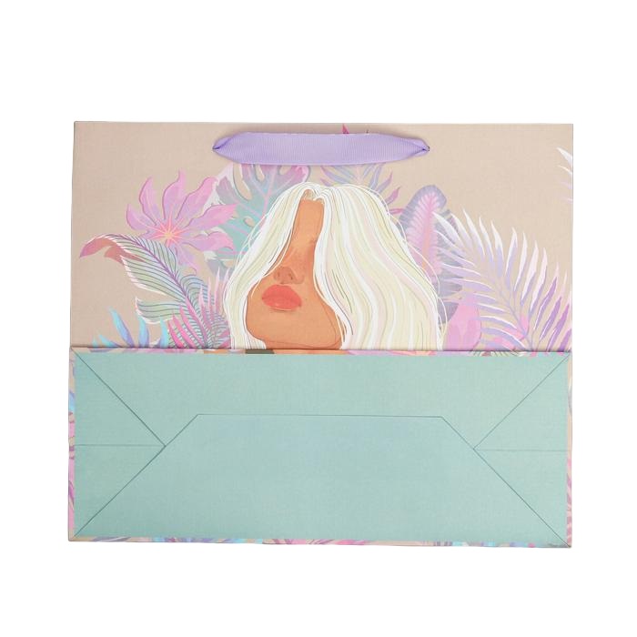  Пакет крафтовый с пластиковым окном «Нежность» 31 х 26 х 11 см (Подарочная упаковка, Пакеты) фото 4