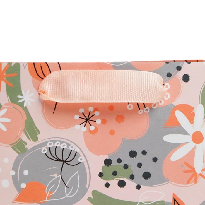  Пакет ламинированный горизонтальный «Цветочная поляна» 12 × 15 × 5,5 см (Подарочная упаковка, Пакеты) фото 2